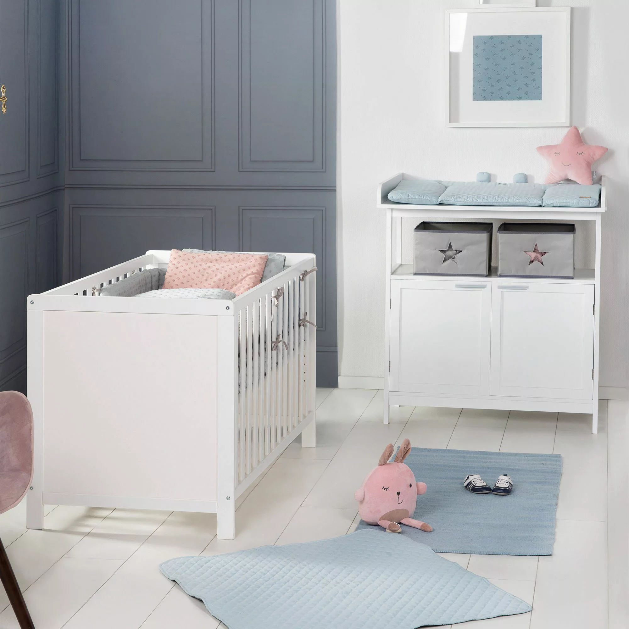 roba® Babymöbel-Set Hamburg 2-teilig, (2-tlg), Beistellbett günstig online kaufen