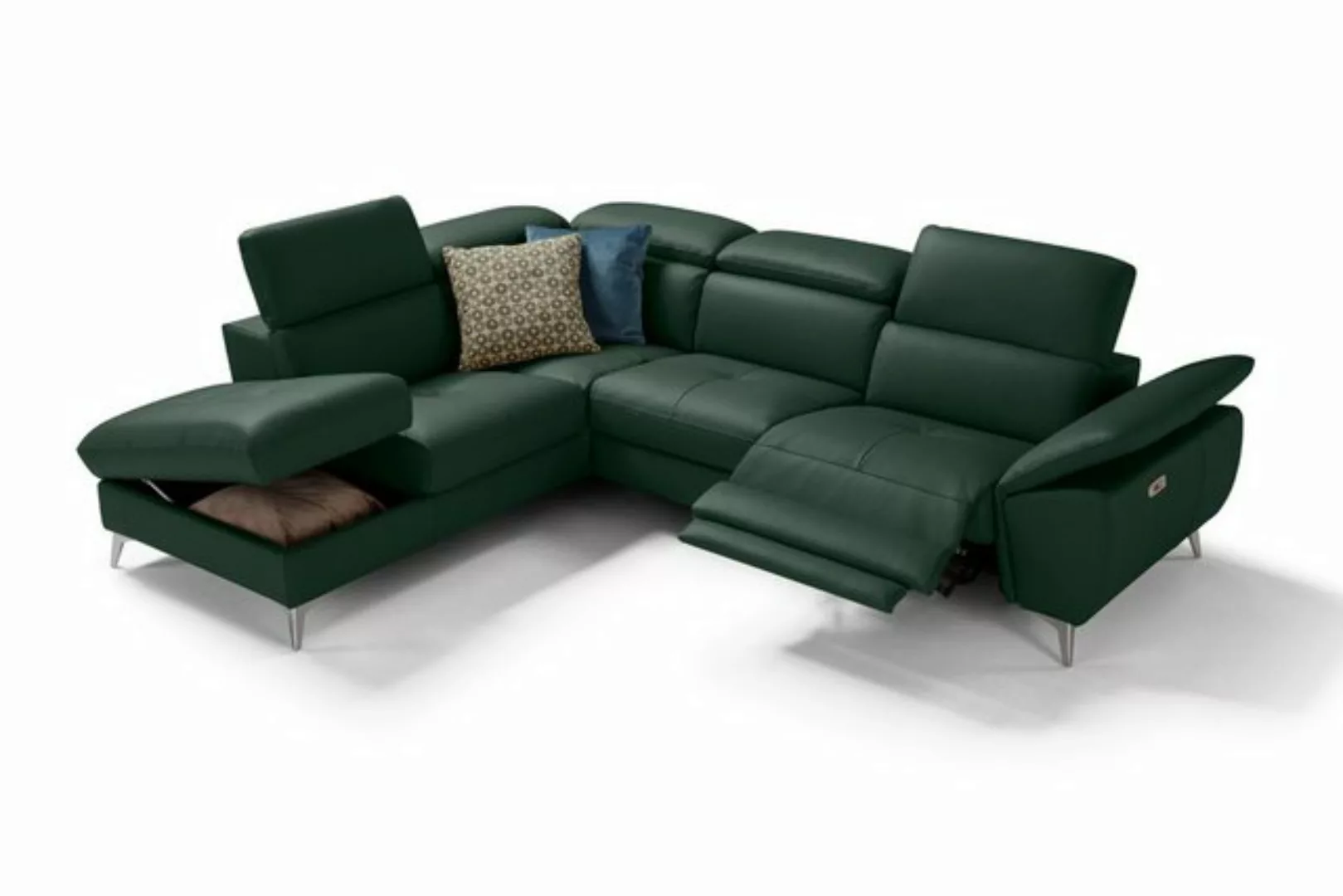 moebeloutlet.de Ecksofa Zürich Ledersofa, mit Relaxfunktion günstig online kaufen