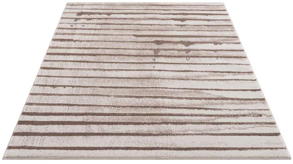 Carpet City Teppich »Moda«, rechteckig, 11 mm Höhe, Kurzflor, Streifen-Must günstig online kaufen