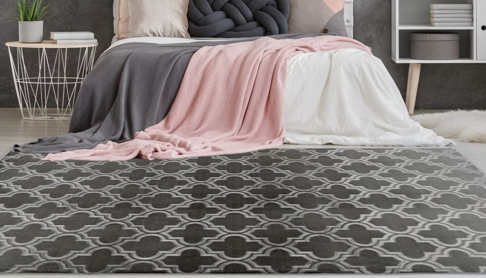 calo-deluxe Teppich »Latemar 200«, rechteckig, 7 mm Höhe, Hoch- Tief Strukt günstig online kaufen