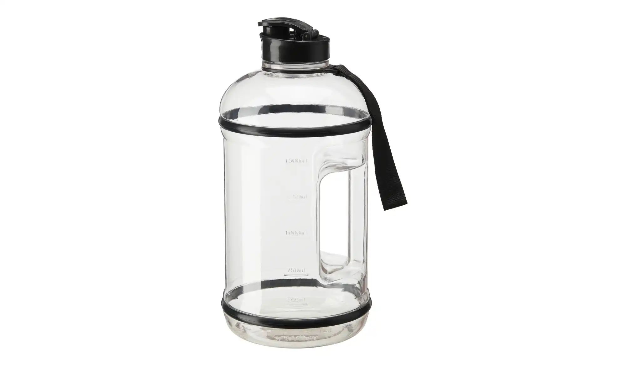 KHG Trinkflasche   ¦ transparent/klar ¦ Kunststoff ¦ Maße (cm): B: 12,8 H: günstig online kaufen