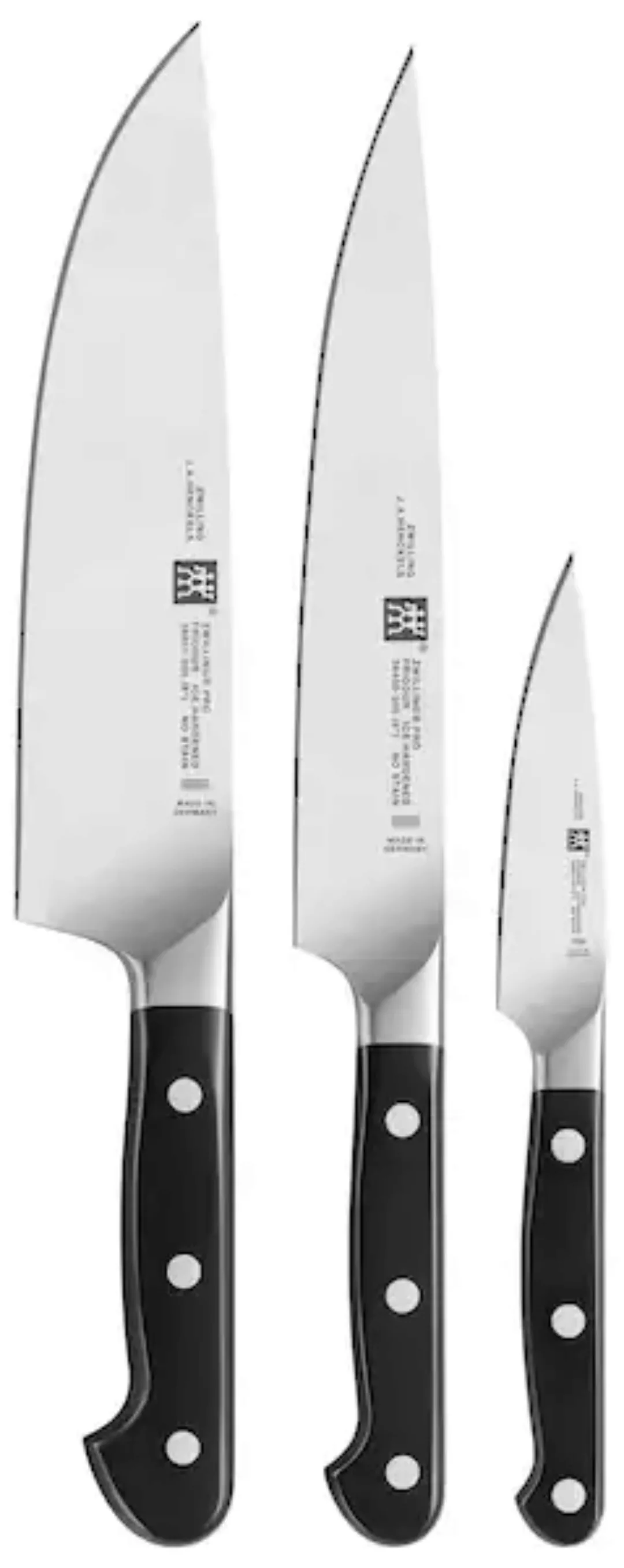 Zwilling Messer-Set »Pro«, (Set, 3 tlg., Spick- &Garniermesser (11 cm),Flei günstig online kaufen