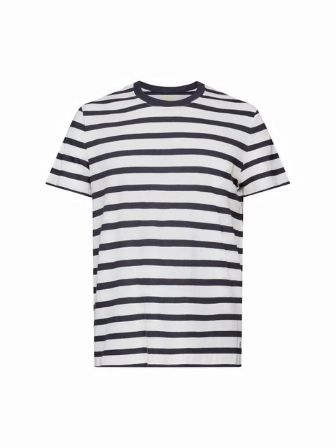 Esprit T-Shirt Rundhals-T-Shirt aus Baumwolle-Leinen-Mix (1-tlg) günstig online kaufen