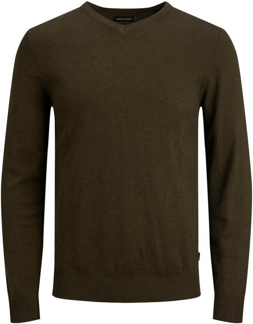 Jack & Jones V-Ausschnitt-Pullover EMIL KNIT V-NECK günstig online kaufen