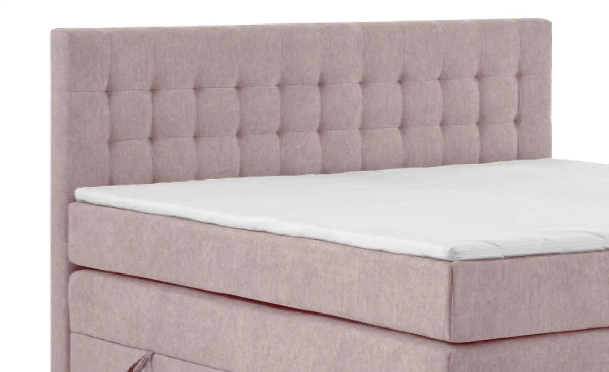 Boxspringbett mit Bettkasten Barcelona ¦ rosa/pink ¦ Maße (cm): B: 180 H: 1 günstig online kaufen