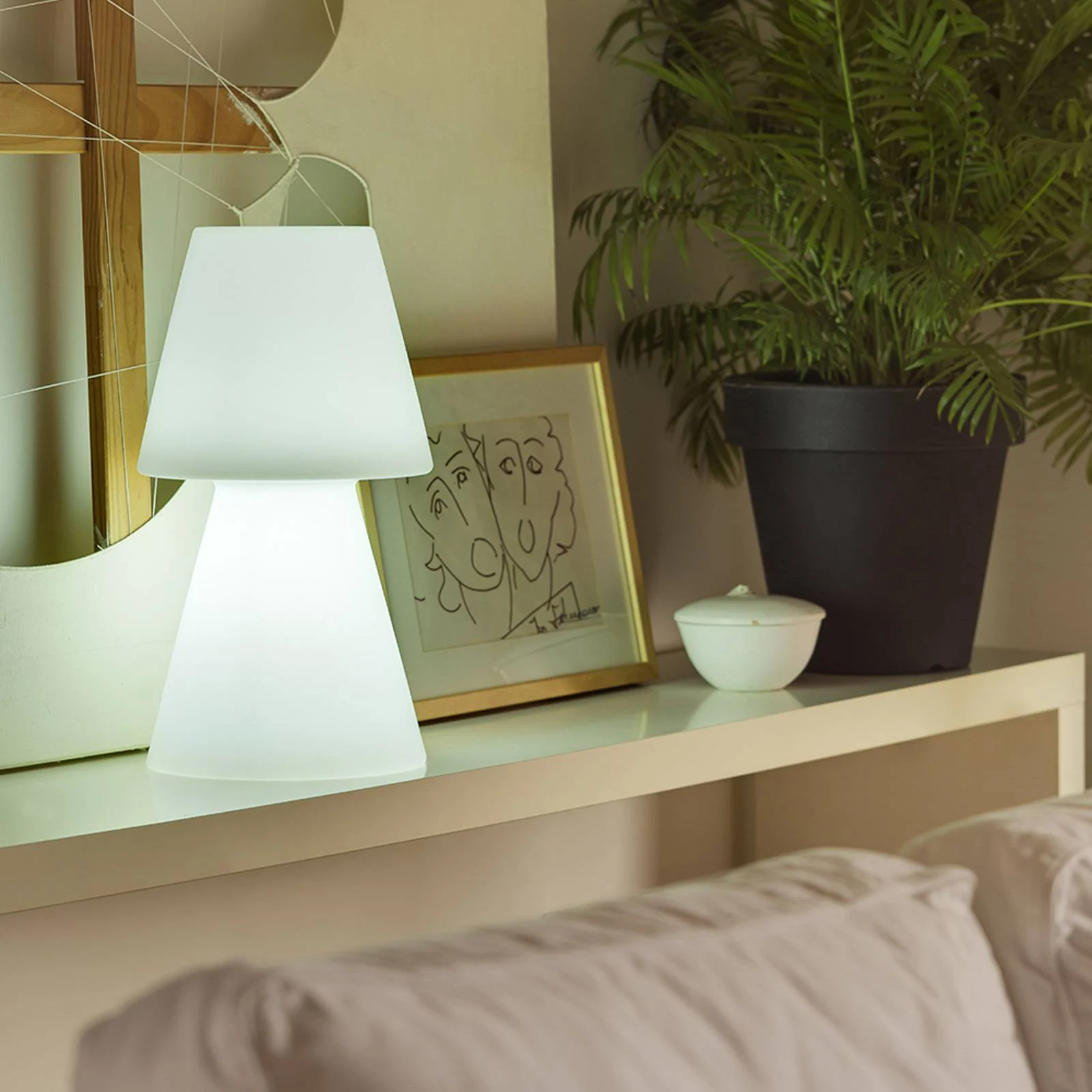 Newgarden Lola LED-Tischleuchte, Kabel, Höhe 45 cm günstig online kaufen