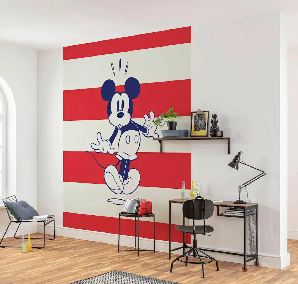 Komar Vliestapete »Mickey Vibrant«, 200x250 cm (Breite x Höhe) günstig online kaufen