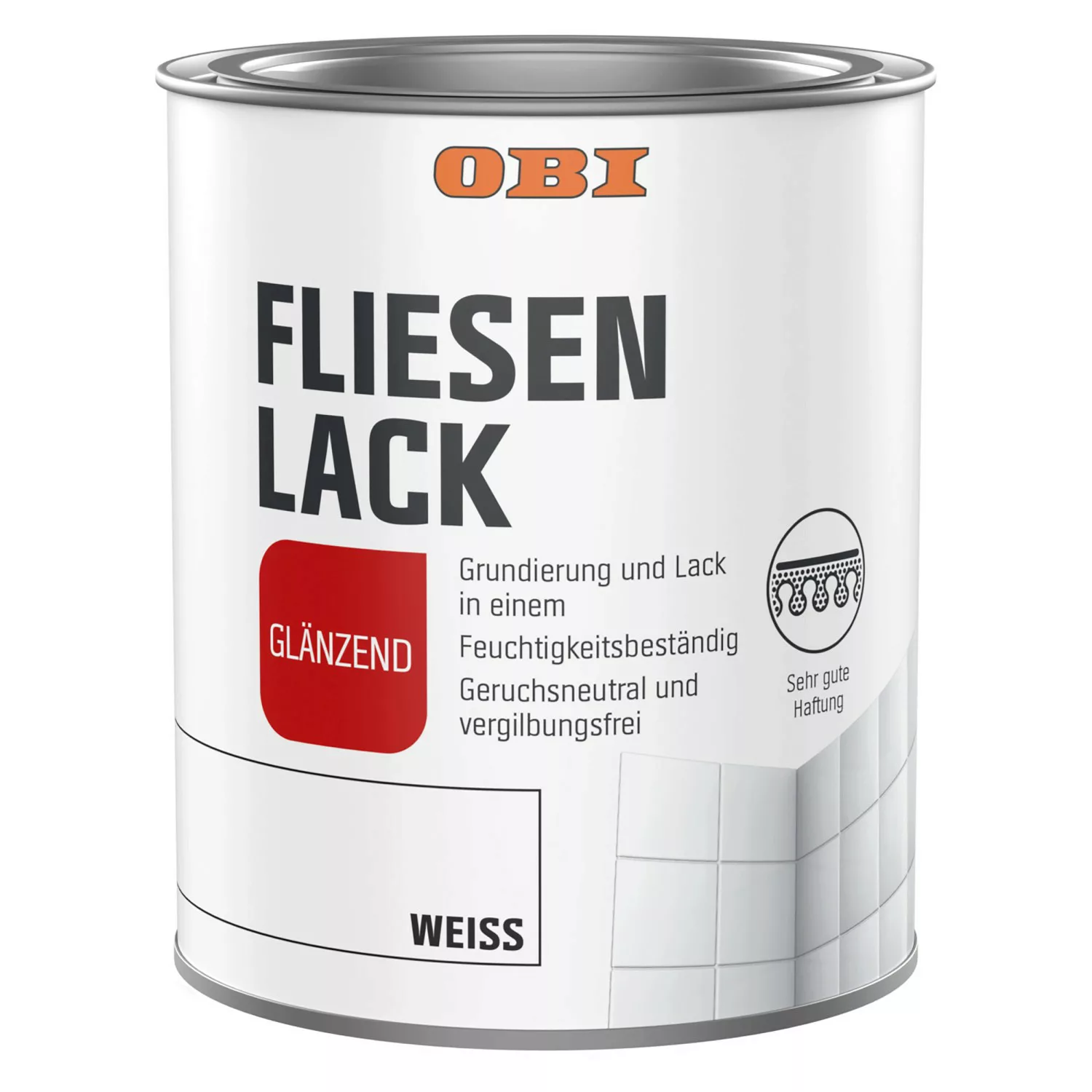 OBI Fliesenlack Weiß Glänzend 750 ml günstig online kaufen