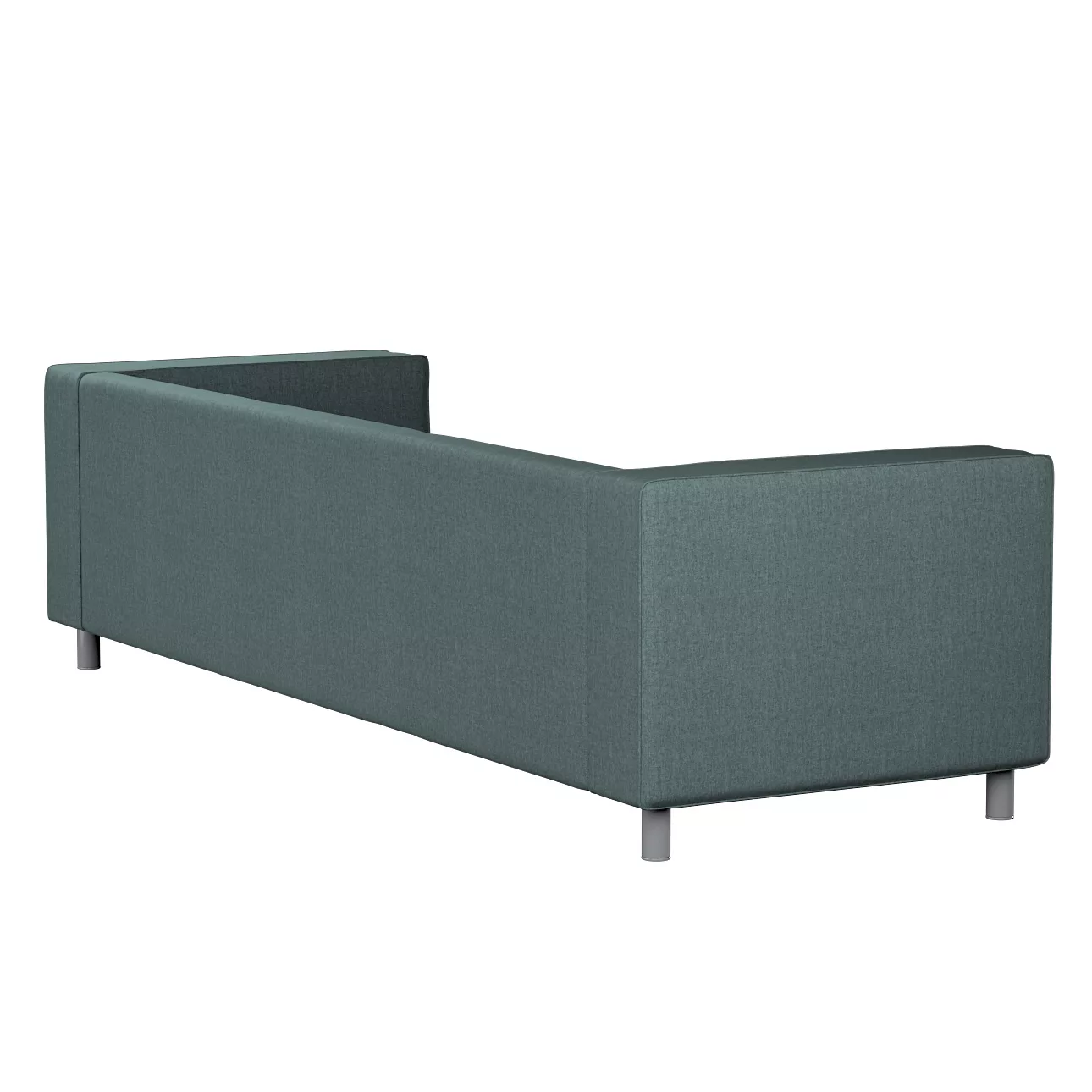 Bezug für Klippan 4-Sitzer Sofa, grau- blau, Bezug für Klippan 4-Sitzer, Ci günstig online kaufen