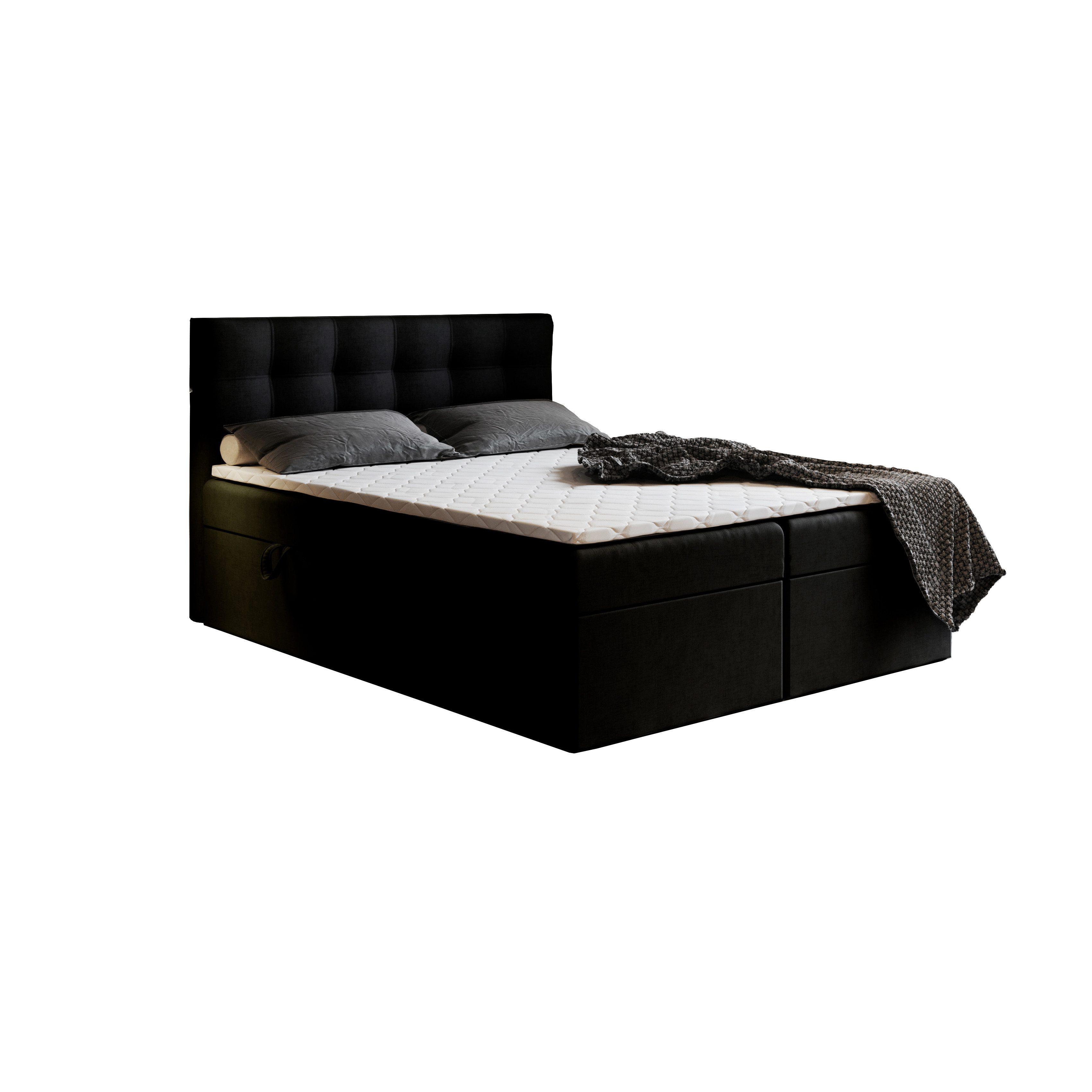 Godre Boxspringbett mit Bettkasten Ewora 140x200 günstig online kaufen