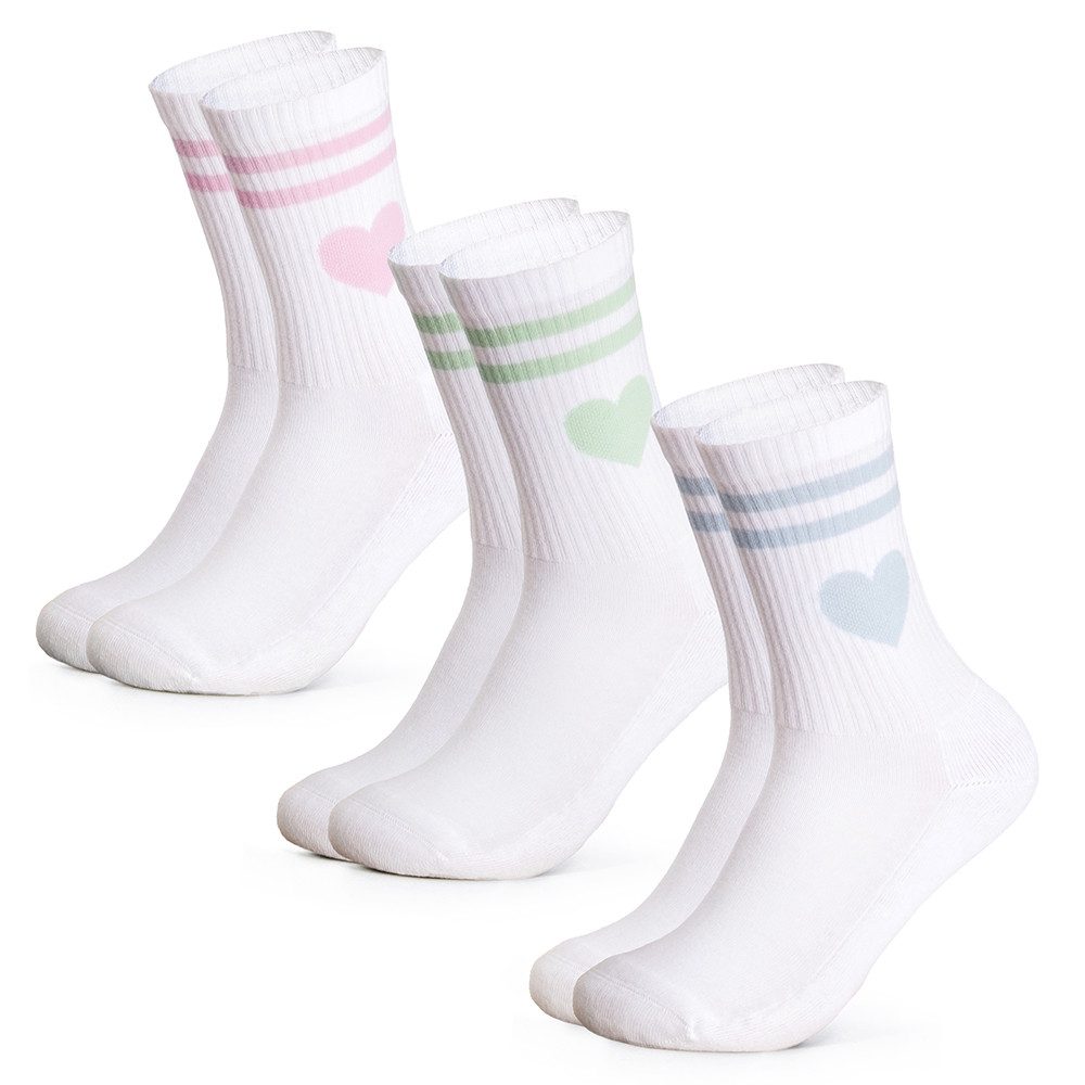OCCULTO Tennissocken Occulto Damen Herz Tennis günstig online kaufen