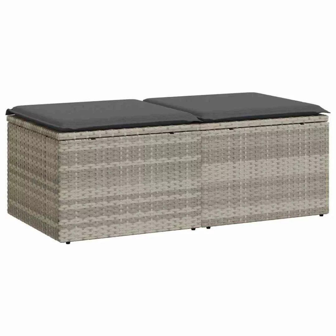vidaXL Gartenlounge-Set 2-tlg. Garten-Sofagarnitur mit Kissen günstig online kaufen