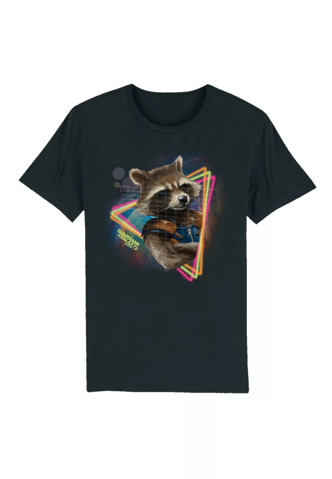 F4NT4STIC T-Shirt "Marvel Guardians of the Galaxy Neon Rocket", Premium Qua günstig online kaufen