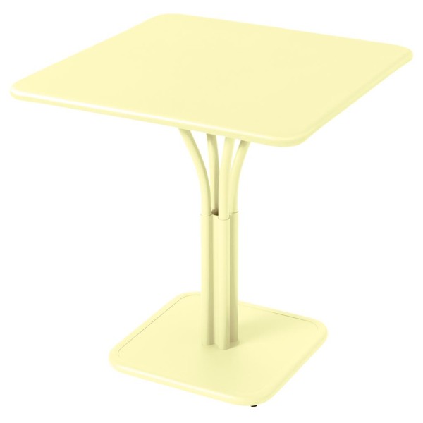 Luxembourg Kleiner Outdoor-Tisch 71x71 cm Zitronensorbet günstig online kaufen