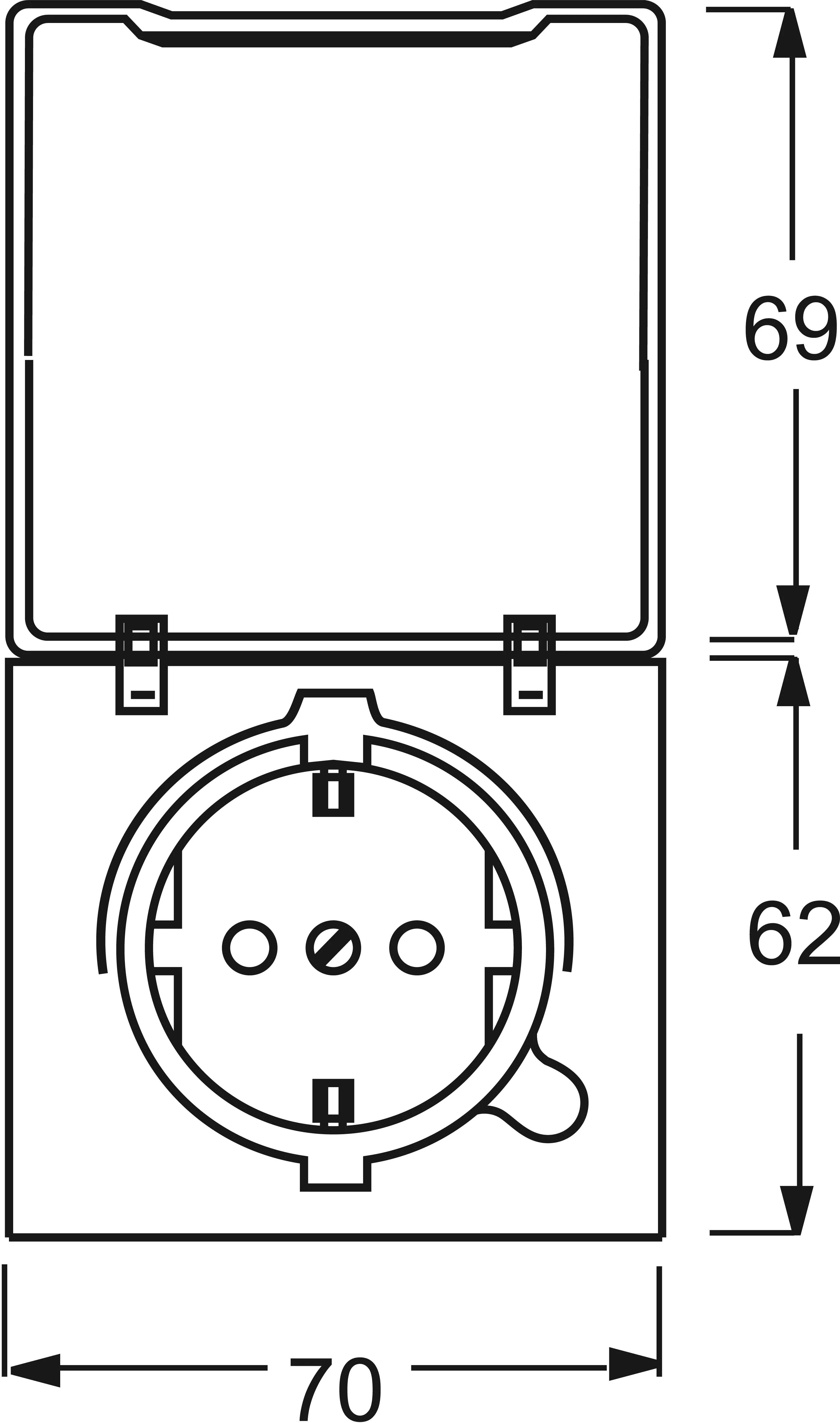 Busch-Jaeger Schuko-Steckdoseneinsatz IP44 weiß 20 EUGKB-32-101 - 2CKA00206 günstig online kaufen