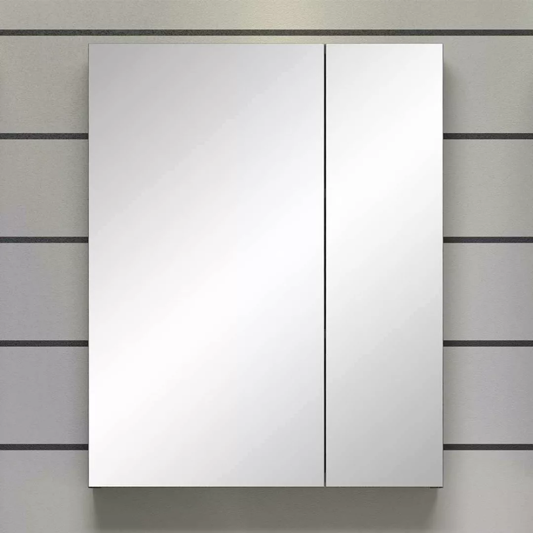 Badschrank Spiegel in modernem Design 60 cm breit günstig online kaufen