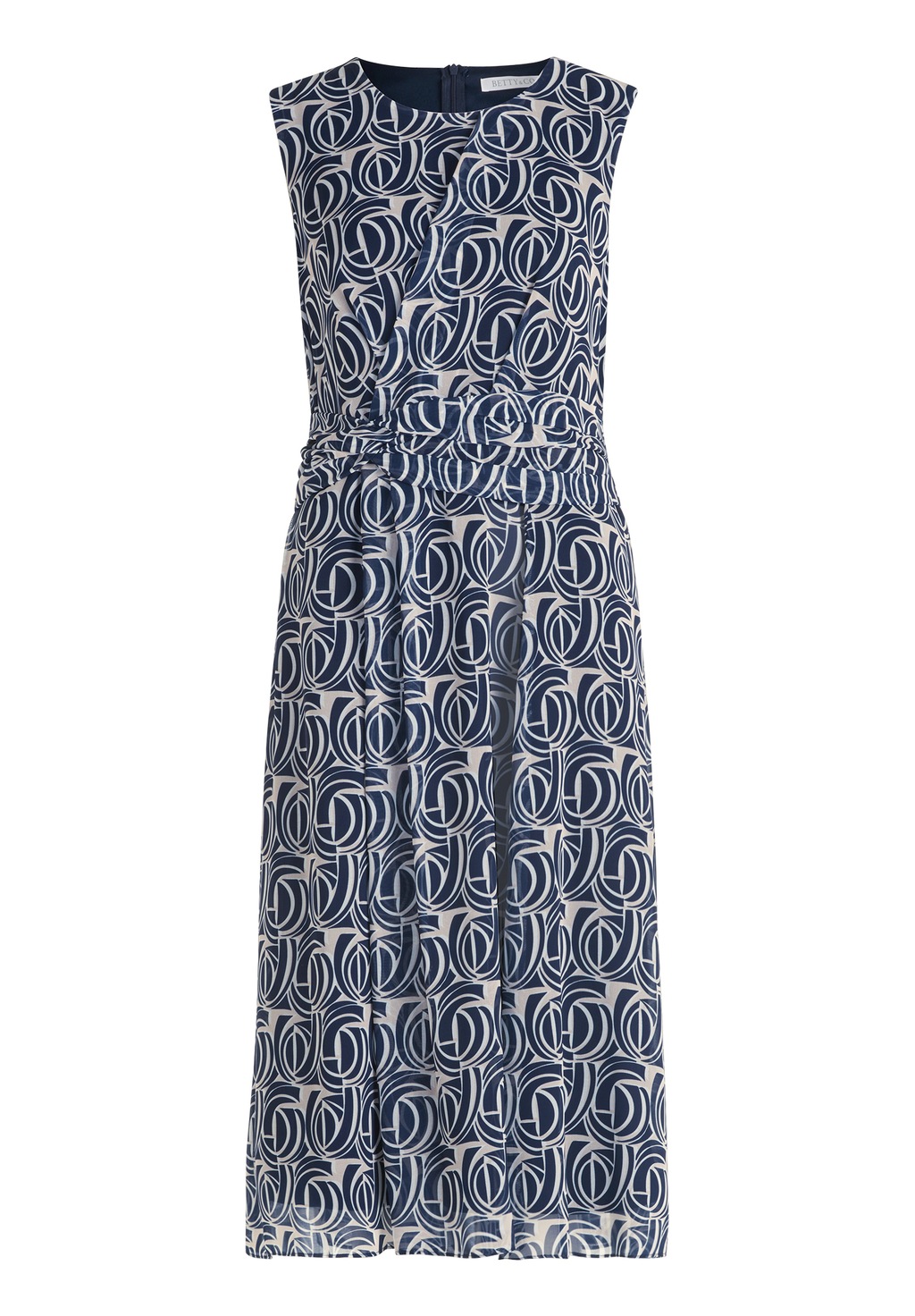 Betty&Co Chiffonkleid "Betty & Co Damen Chiffonkleid ohne Arm", Druck günstig online kaufen
