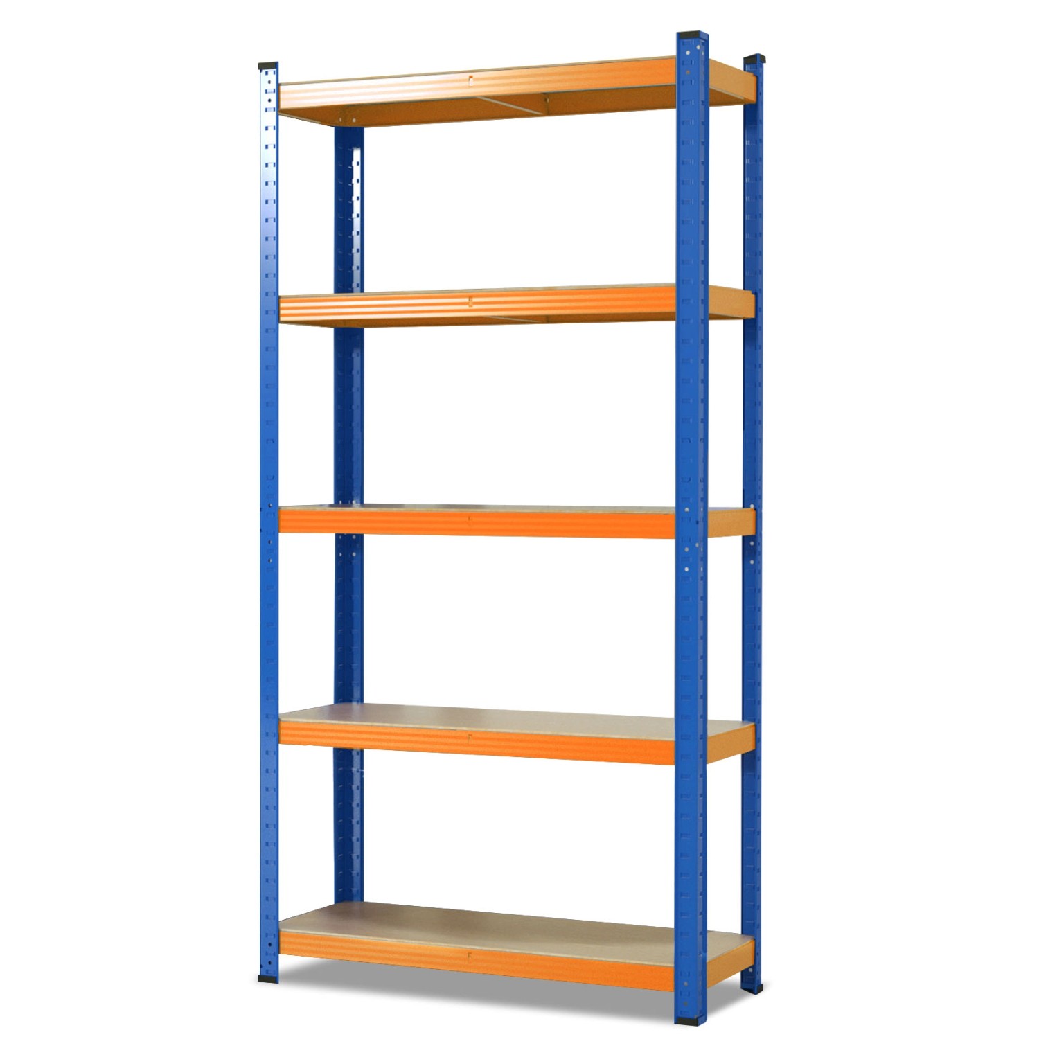 KARAT Schwerlastregal Blau-Orange Traglast bis 875 kg 180 x 120 x 45 cm günstig online kaufen