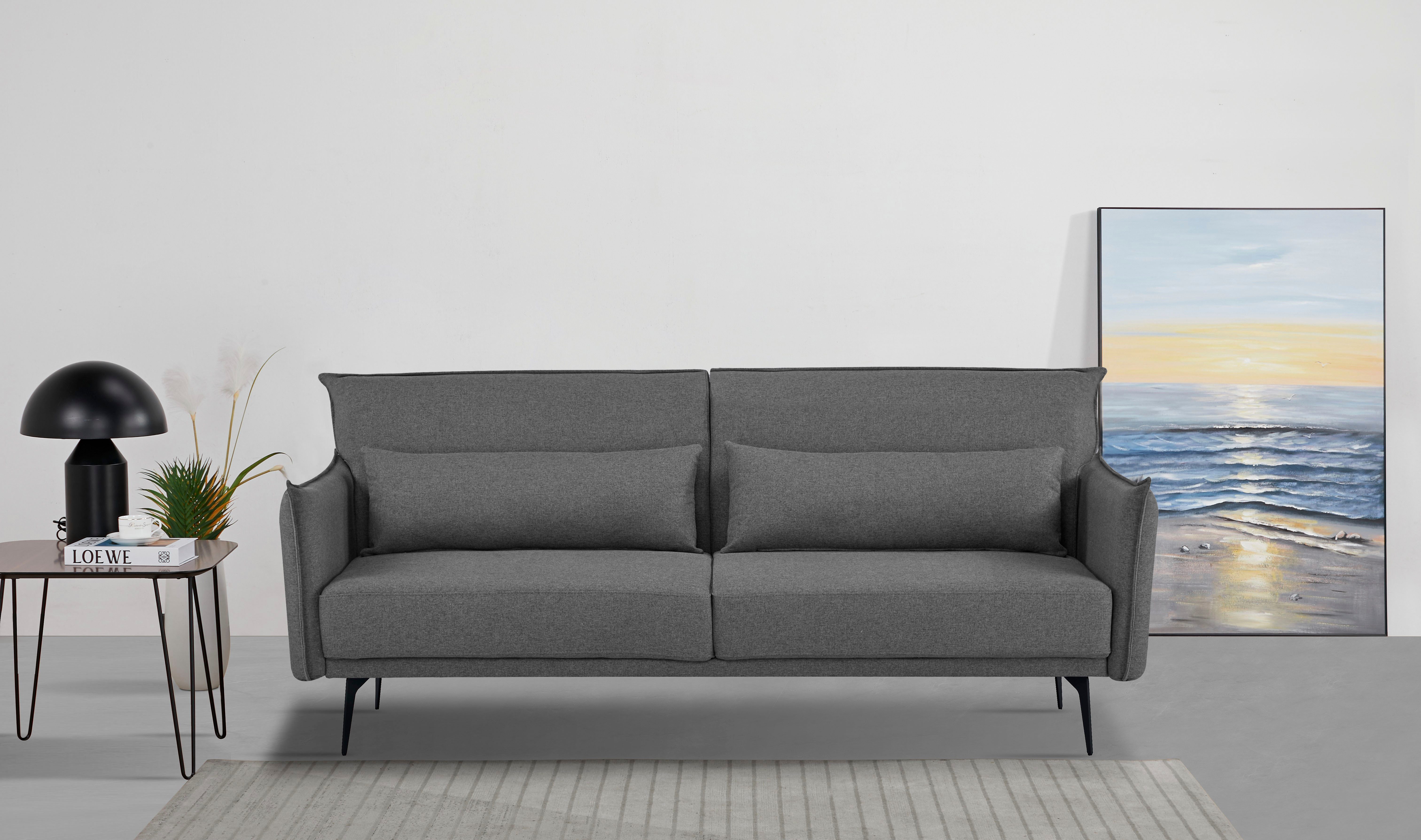 INOSIGN Schlafsofa TULARE, 204 cm, klappbarer günstig online kaufen