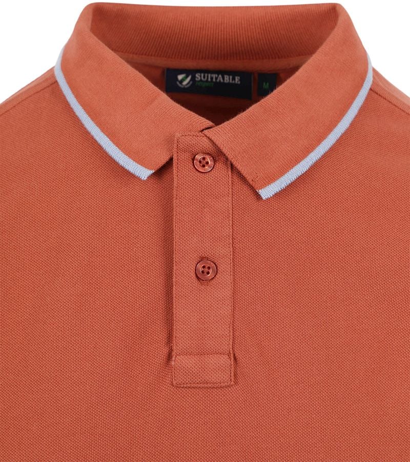 Suitable Respect Poloshirt Tip Ferry Terrakotta - Größe XL günstig online kaufen