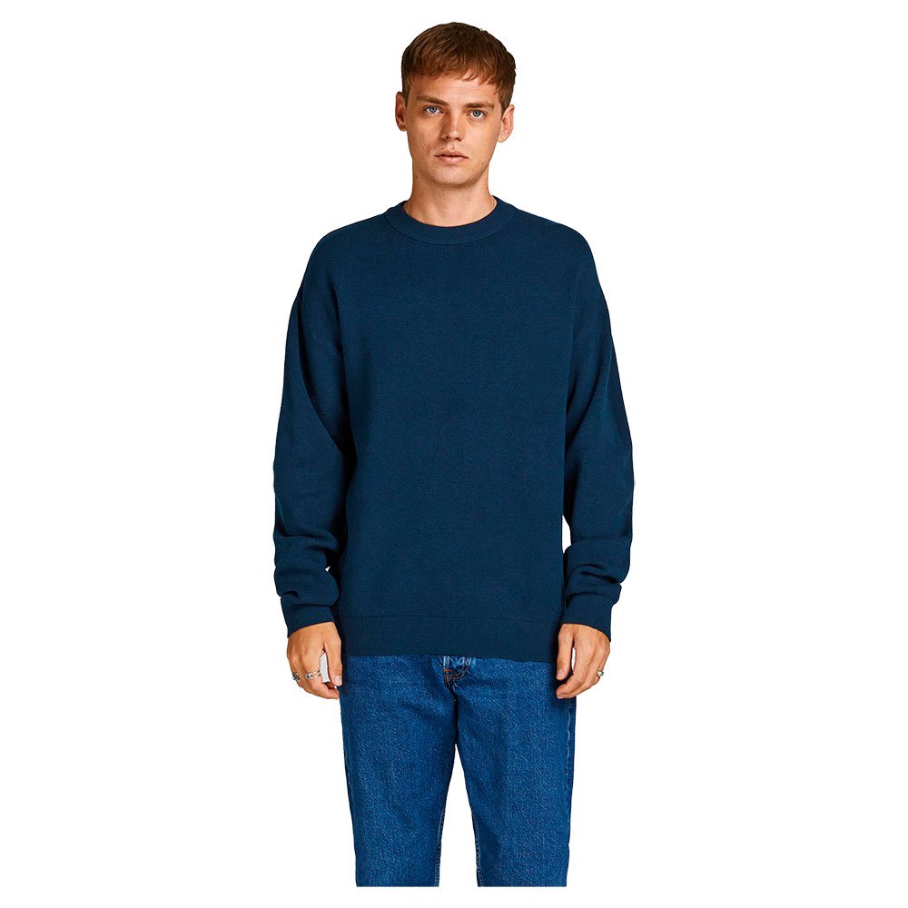 Jack & Jones Keegan Rundhalsausschnitt Pullover M Navy Blazer günstig online kaufen