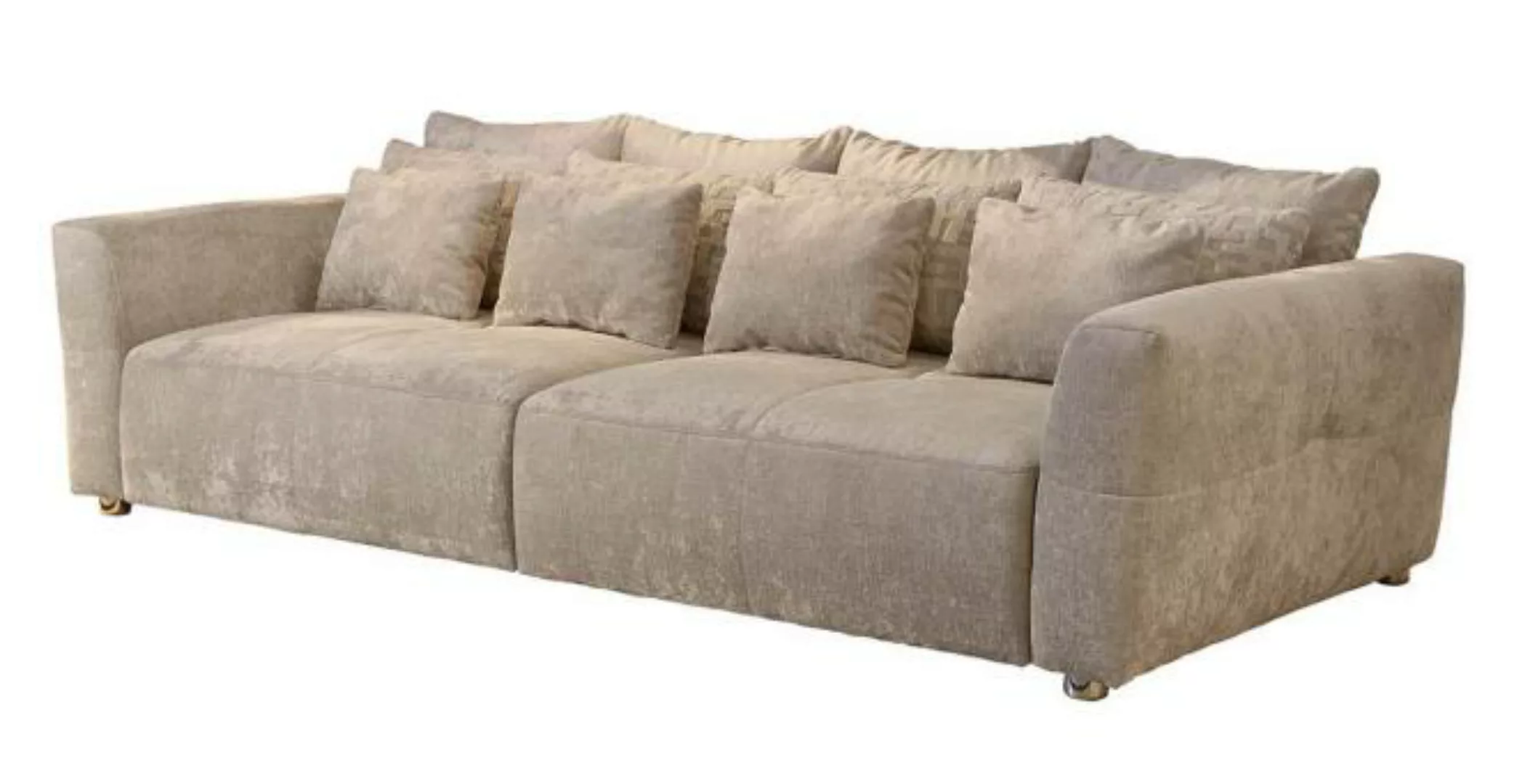 Jockenhöfer Gruppe Big-Sofa GULLIVER, Beige, Webstoff, Federkernpolsterung, günstig online kaufen