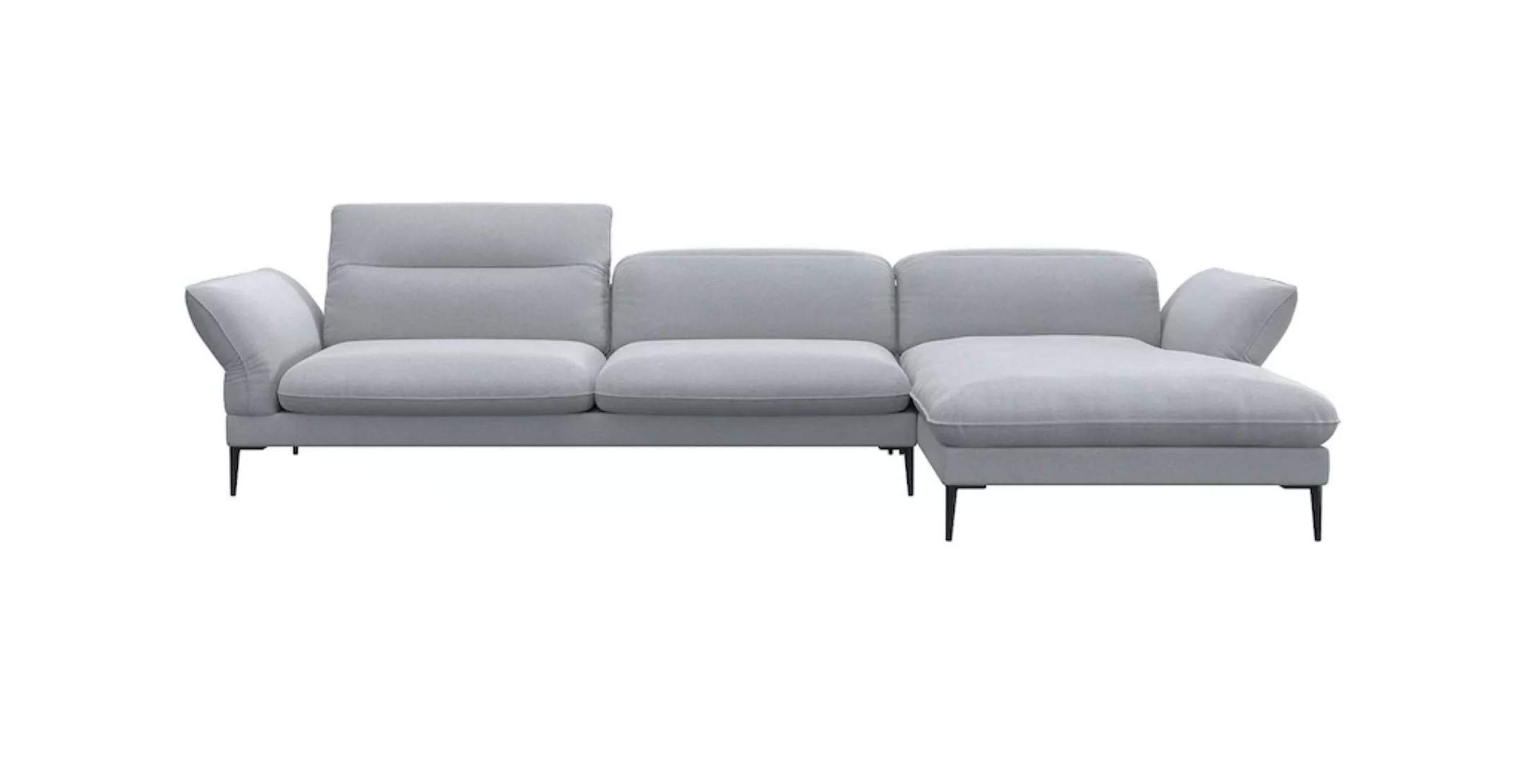 FLEXLUX Ecksofa »Salino, Funktionssofa mit Recamiere, Relaxsofa, Ecksofa«, günstig online kaufen