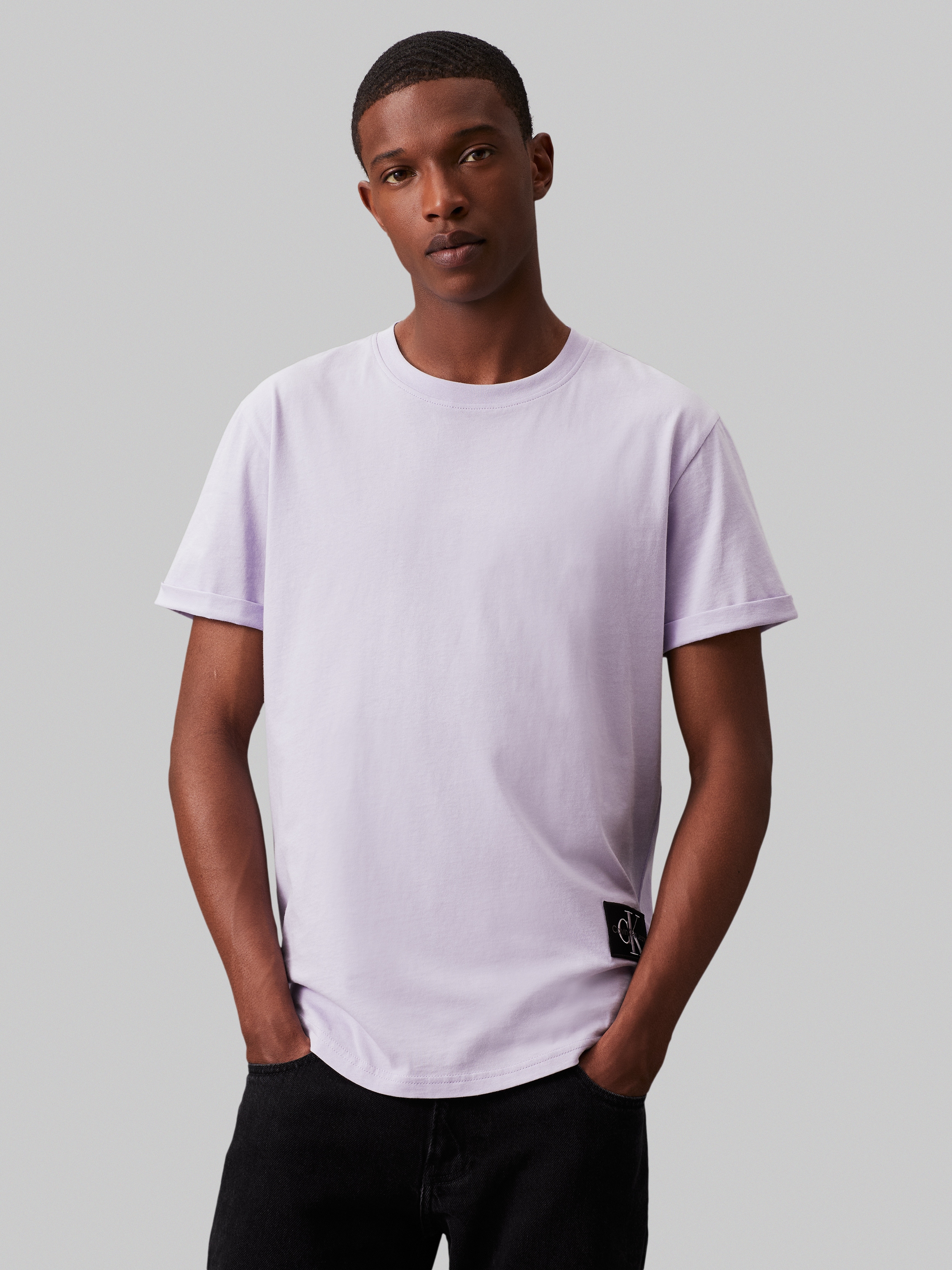 Calvin Klein Jeans T-Shirt "BADGE TURN UP SLEEVE", mit Logopatch günstig online kaufen