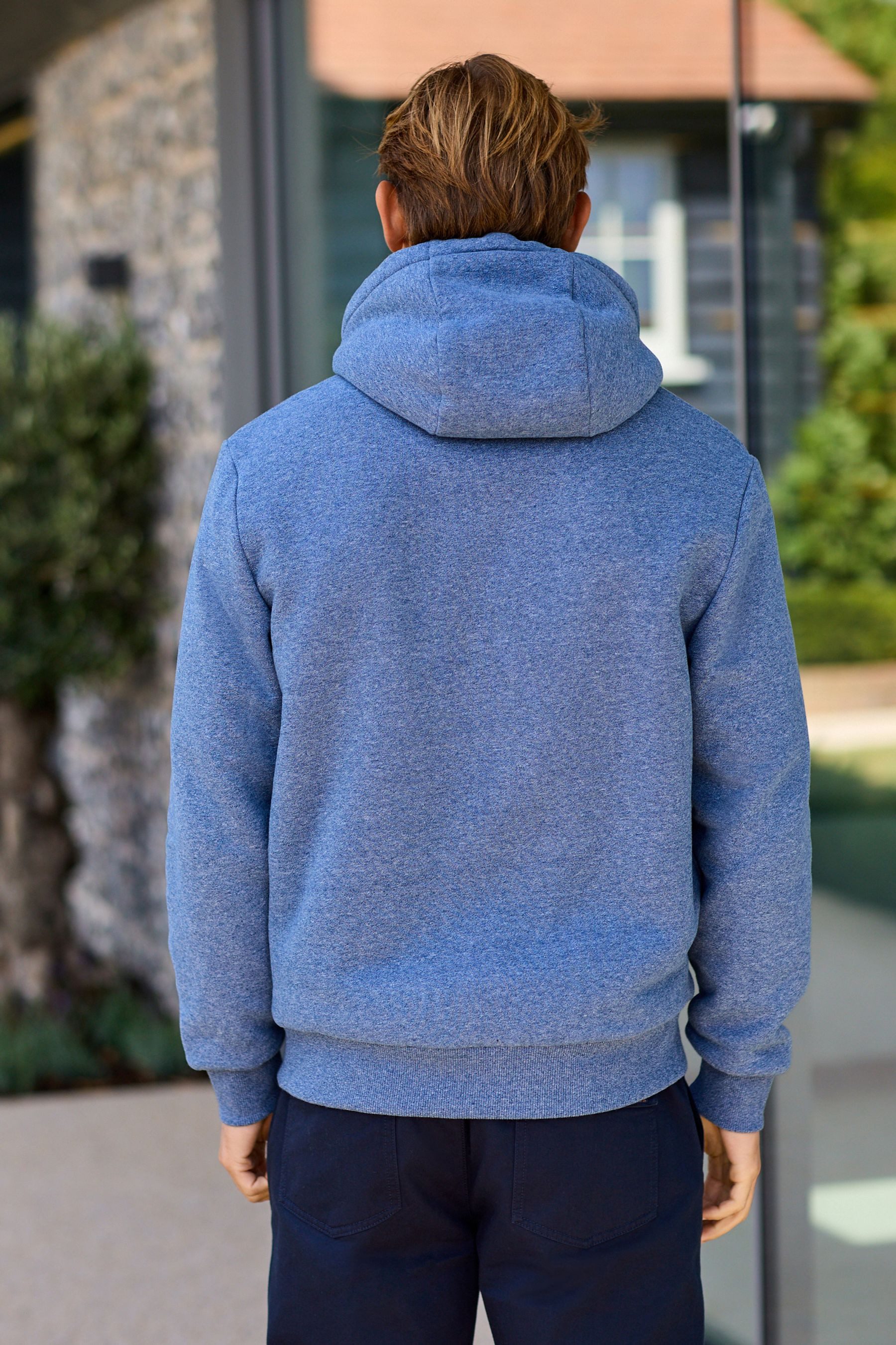 Next Kapuzenfleecejacke Teddyfell-Kapuzenjacke mit Reißverschluss (1-St) günstig online kaufen