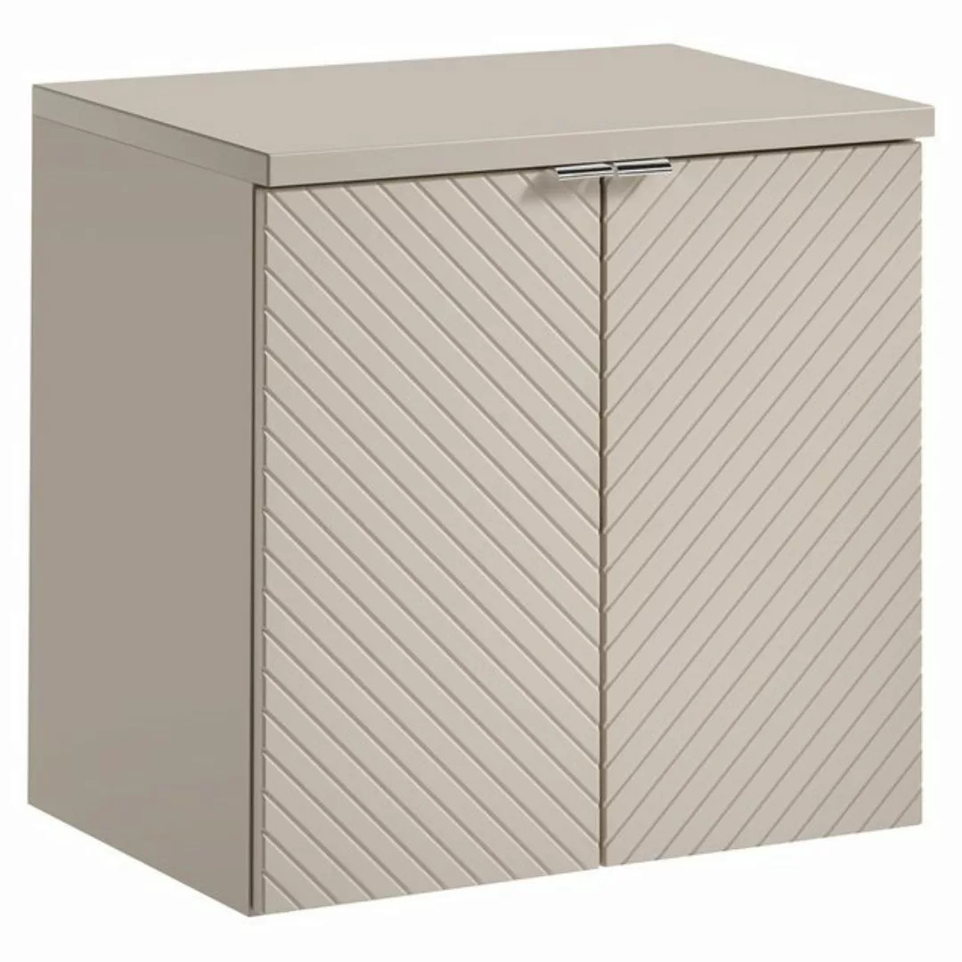 Lomadox Waschbeckenschrank VERACRUZ-56 Waschtischunterschrank, 60cm, gerill günstig online kaufen