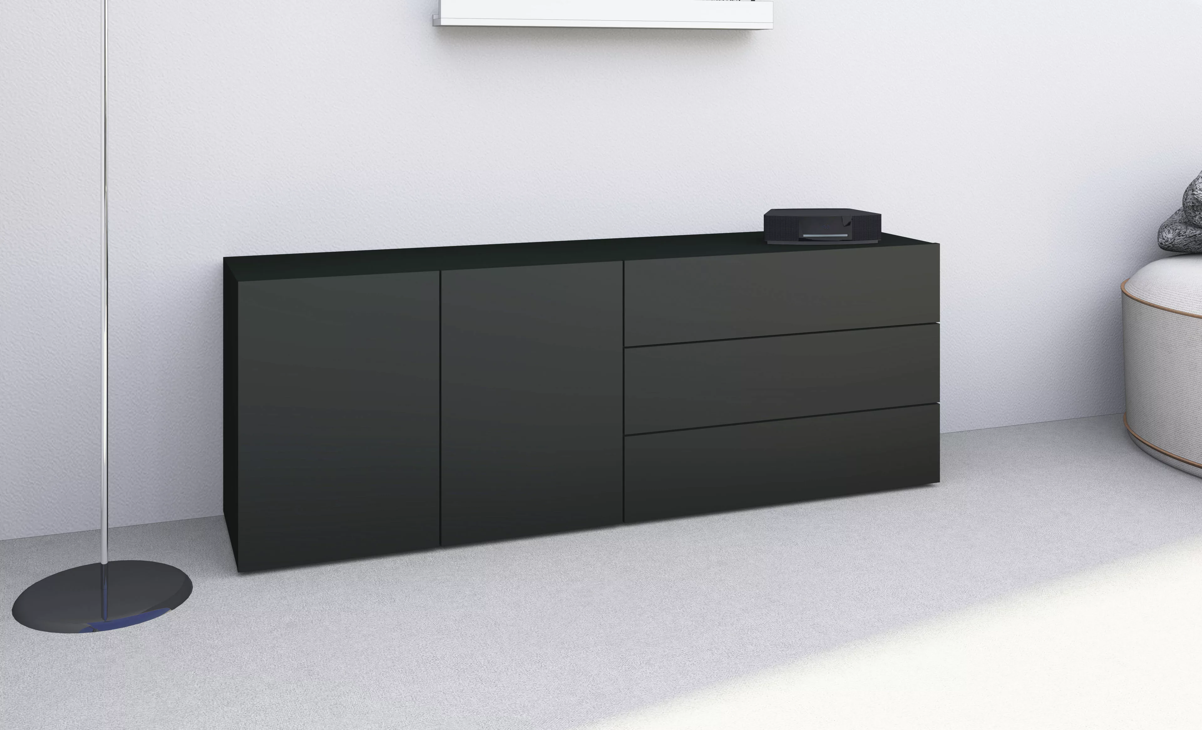 borchardt Möbel Sideboard "Sophia", Breite 152 cm, stehend und hängend mont günstig online kaufen