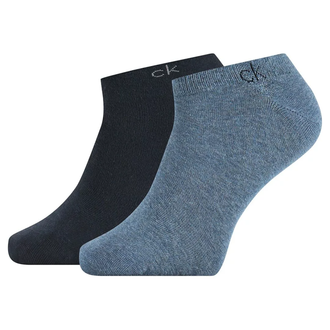 Calvin Klein Sneaker Socken 2 Paare EU 39-42 Denim Melange günstig online kaufen