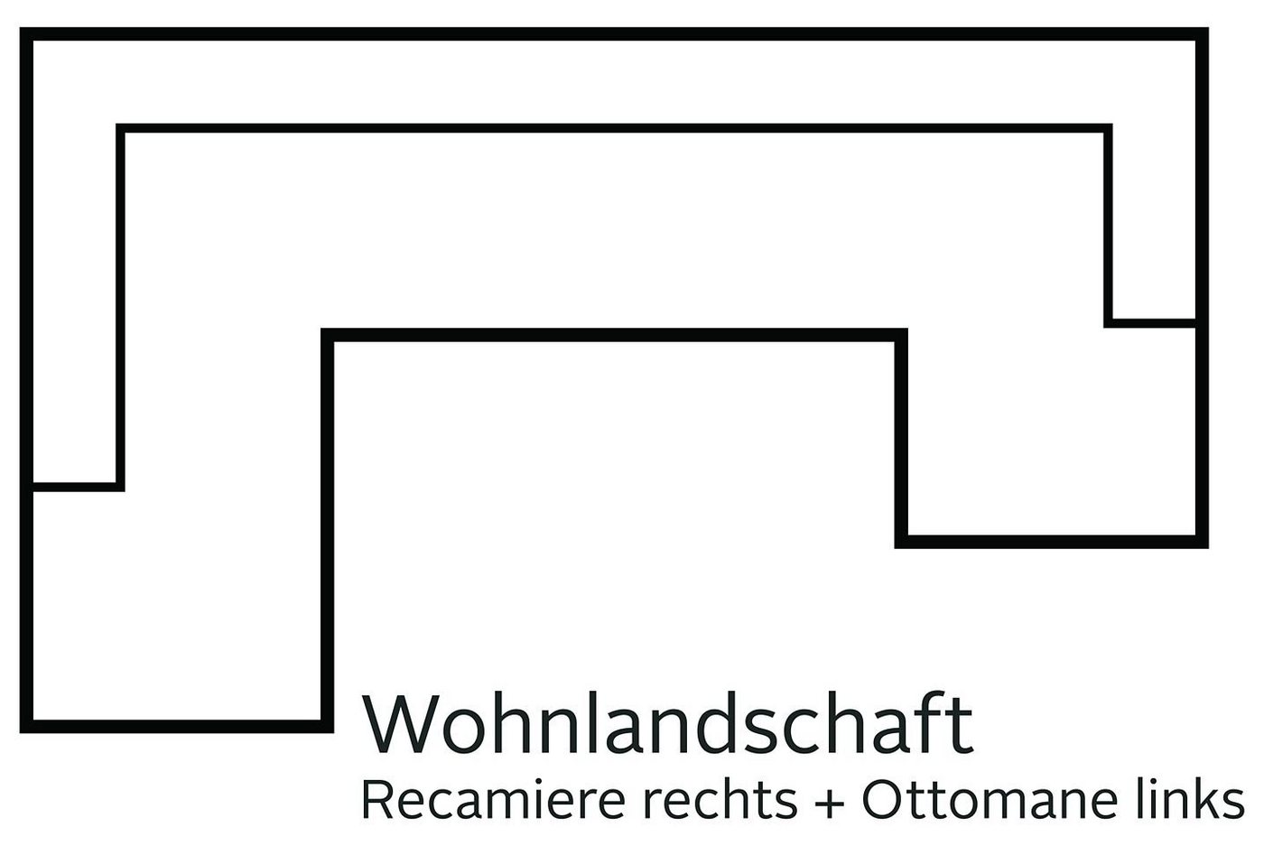 INOSIGN Wohnlandschaft "Bono U-Form", wahlweise mit Bettfunktion günstig online kaufen