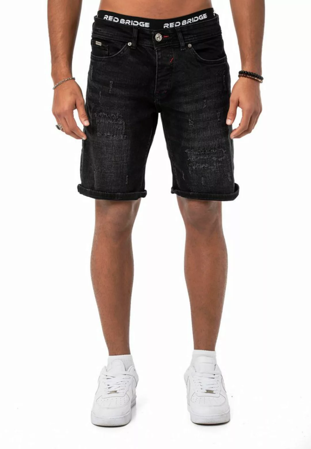 RedBridge Jeansshorts Red Bridge Herren Jeans Shorts Kurze Hose Denim Distr günstig online kaufen