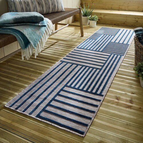 FLAIR RUGS Teppich »Vigo Blocks«, rechteckig, 4 mm Höhe, Vigo Blocks Indoor günstig online kaufen