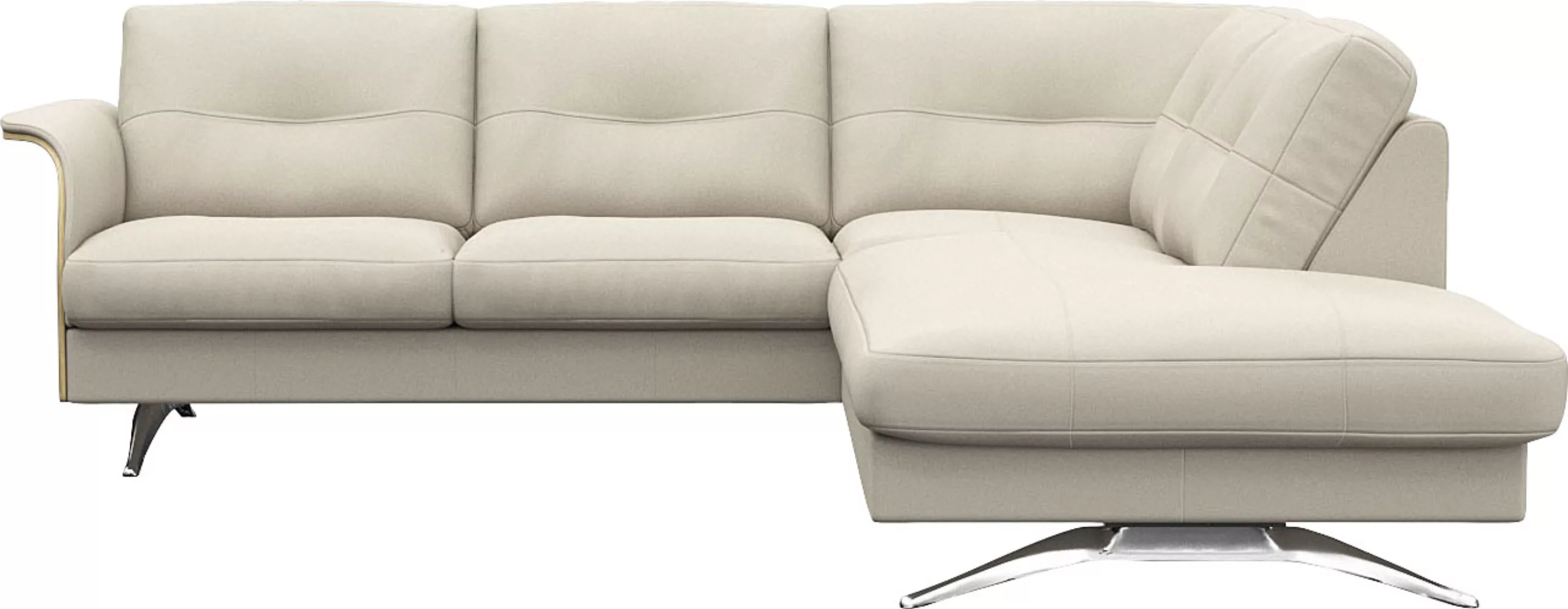 FLEXLUX Ecksofa »Glow, super bequem durch hochwertigem Sitzaufbau mit Feder günstig online kaufen