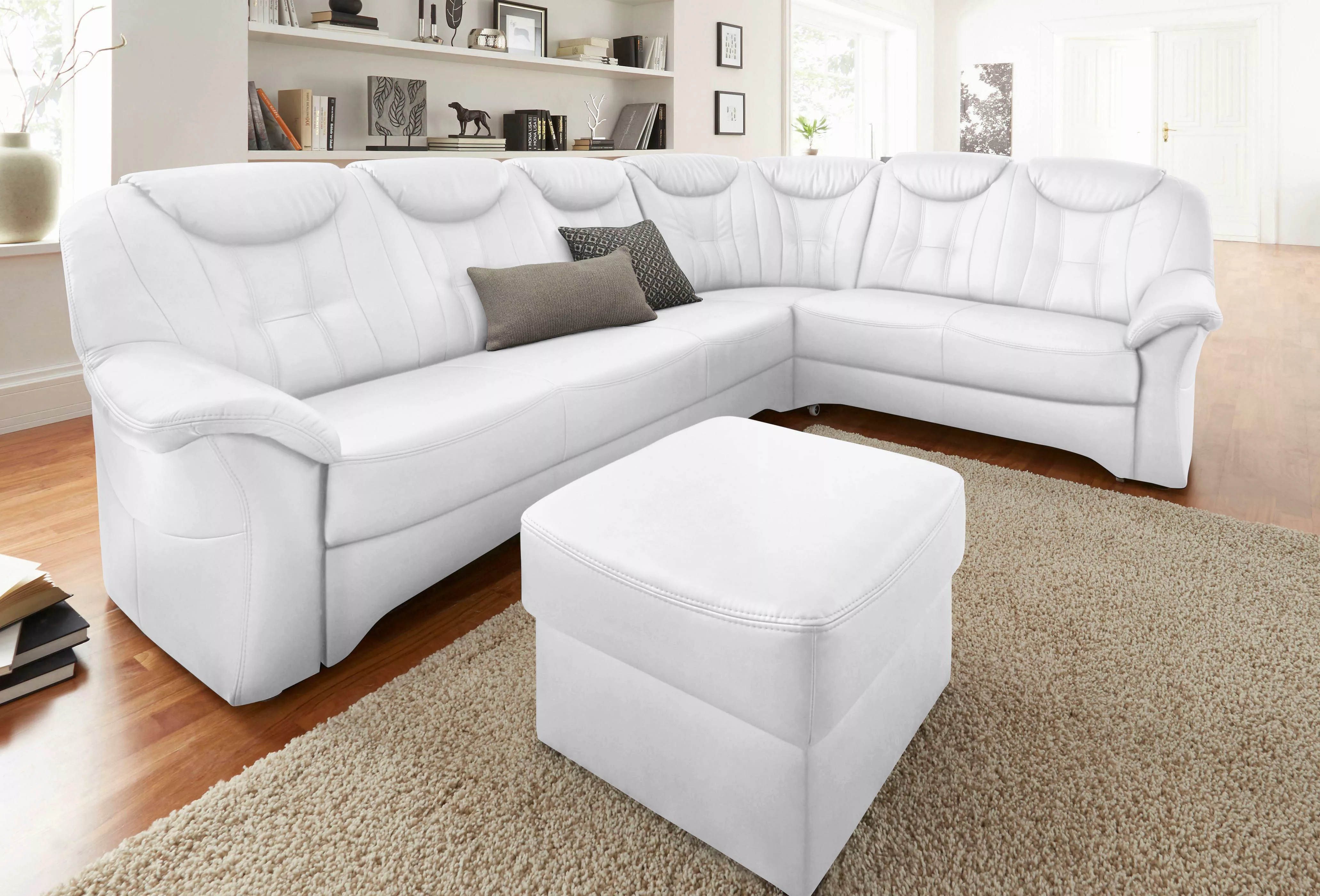 exxpo - sofa fashion Ecksofa Isabel, L-Form, mit Federkern, wahlweise mit B günstig online kaufen