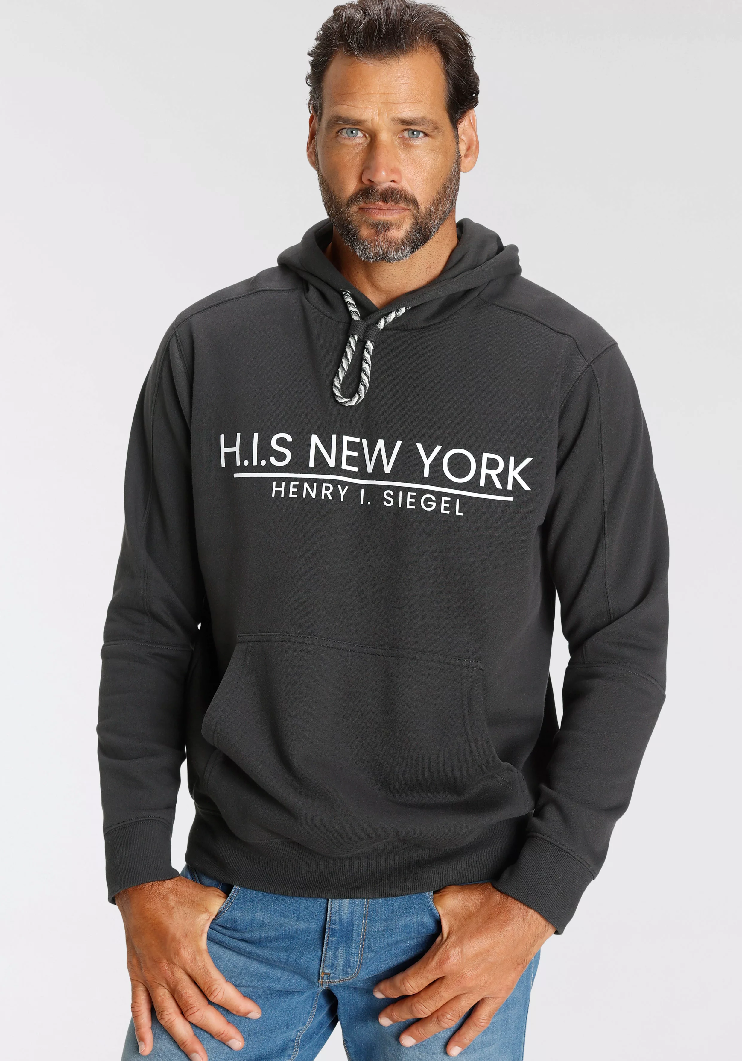 H.I.S Sweatshirt mit mehrfarbiger Kordel günstig online kaufen