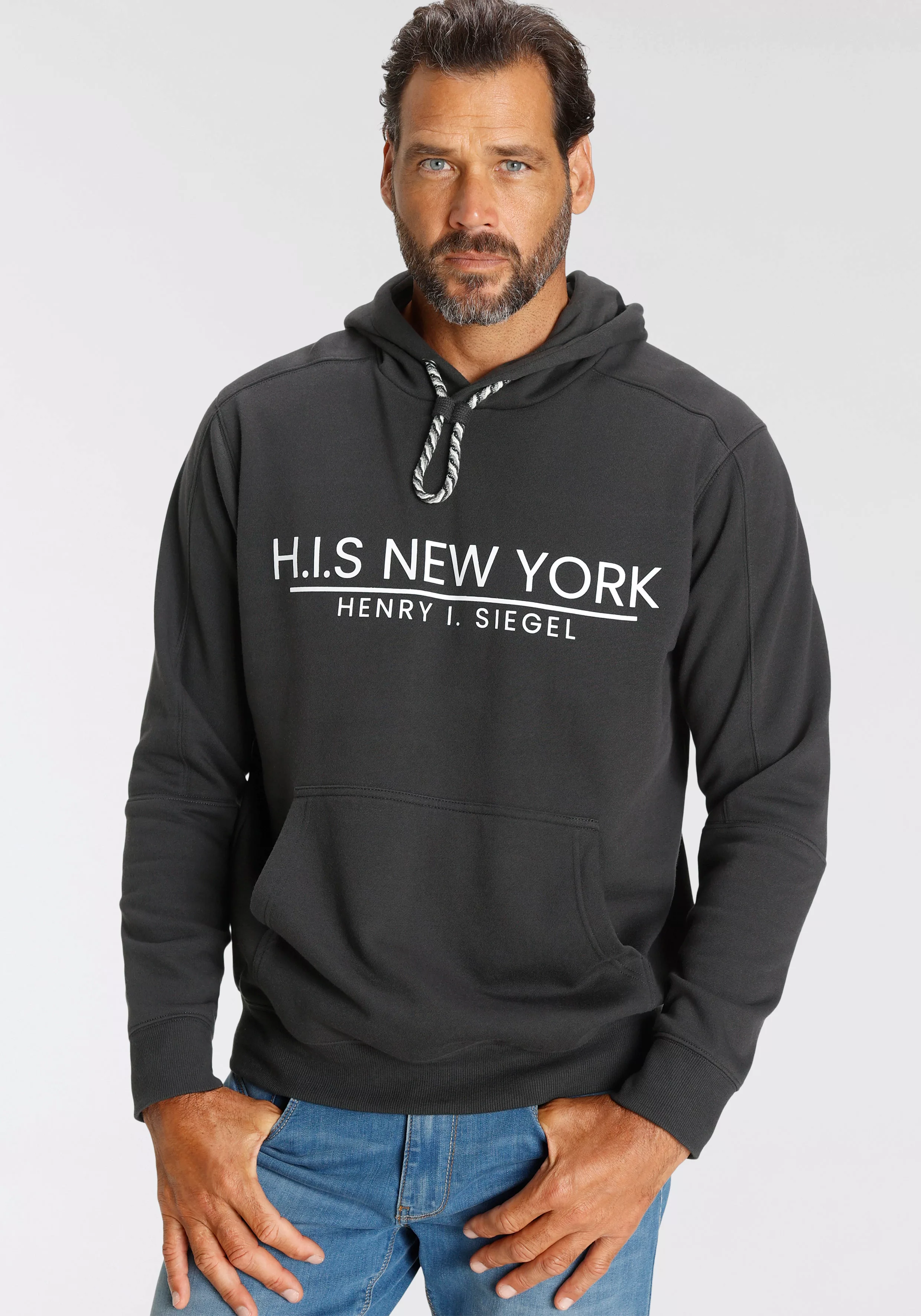 H.I.S Sweatshirt, mit mehrfarbiger Kordel günstig online kaufen