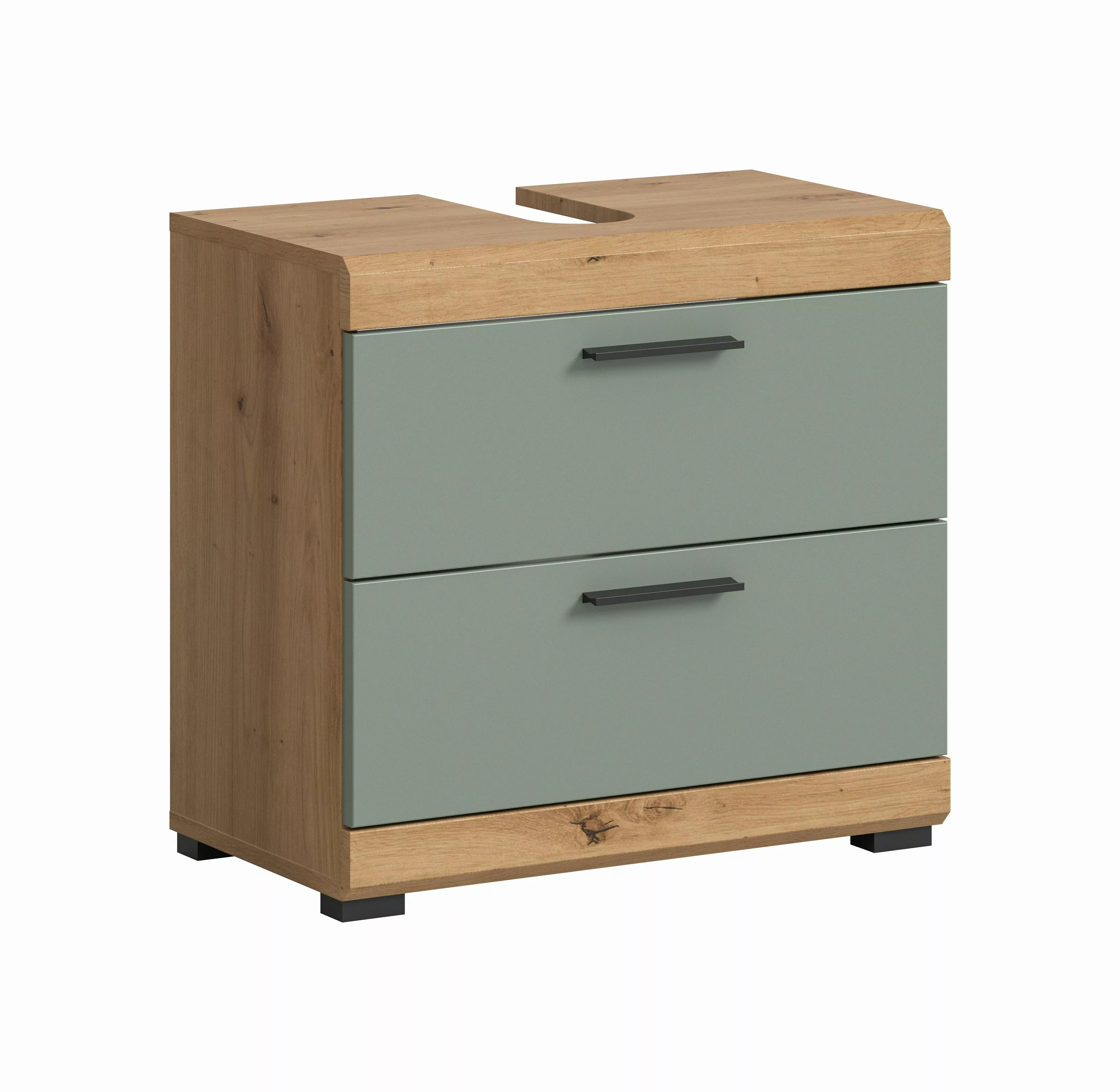 furnling Waschbeckenunterschrank Scott 2 Schubladen, Badmöbel, günstig online kaufen