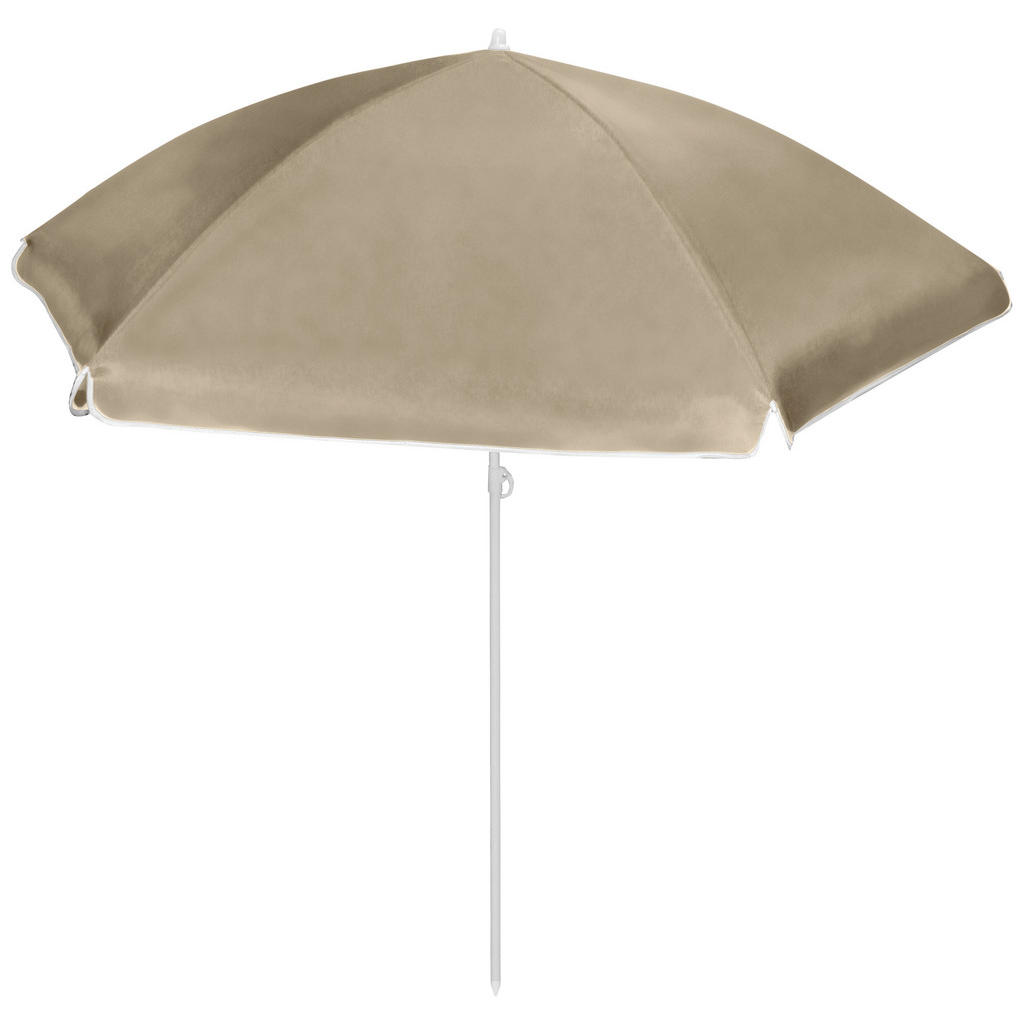 POCOline Sonnenschirm taupe Stahl D: ca. 200 cm günstig online kaufen