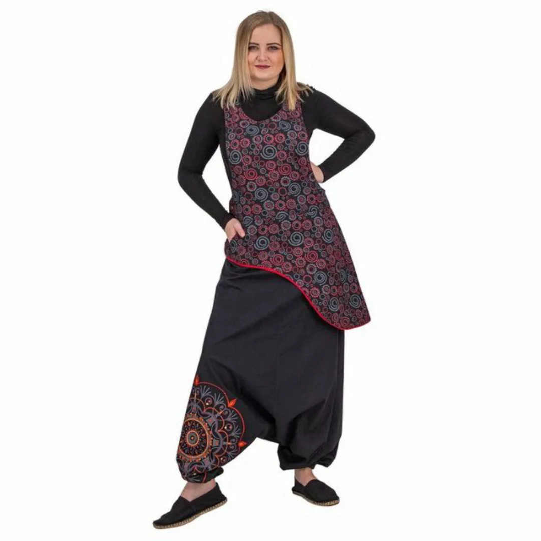 KUNST UND MAGIE Haremshose Latzhose Haremshose Jumpsuit 70er Overall Hippie günstig online kaufen