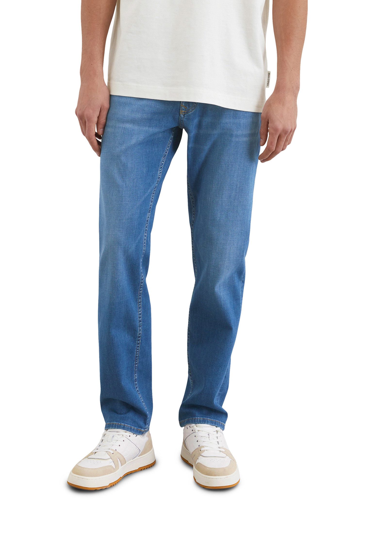 Marc OPolo Regular-fit-Jeans "aus leichtem Bio-Baumwoll-Mix" günstig online kaufen