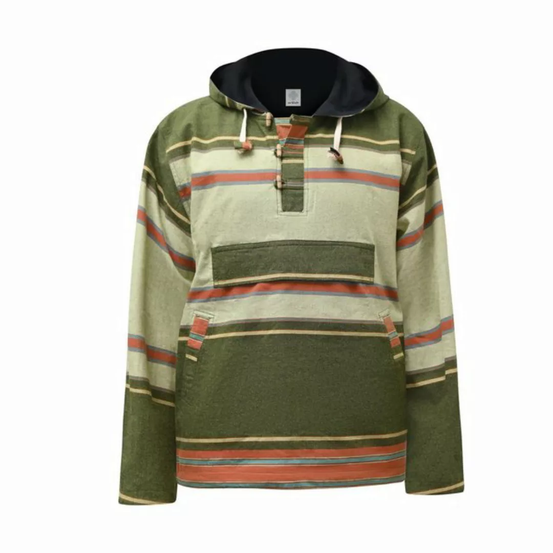 virblatt Kapuzenpullover Herren Baja Hoodie Vintage Pullover, Baumwolle, Hi günstig online kaufen