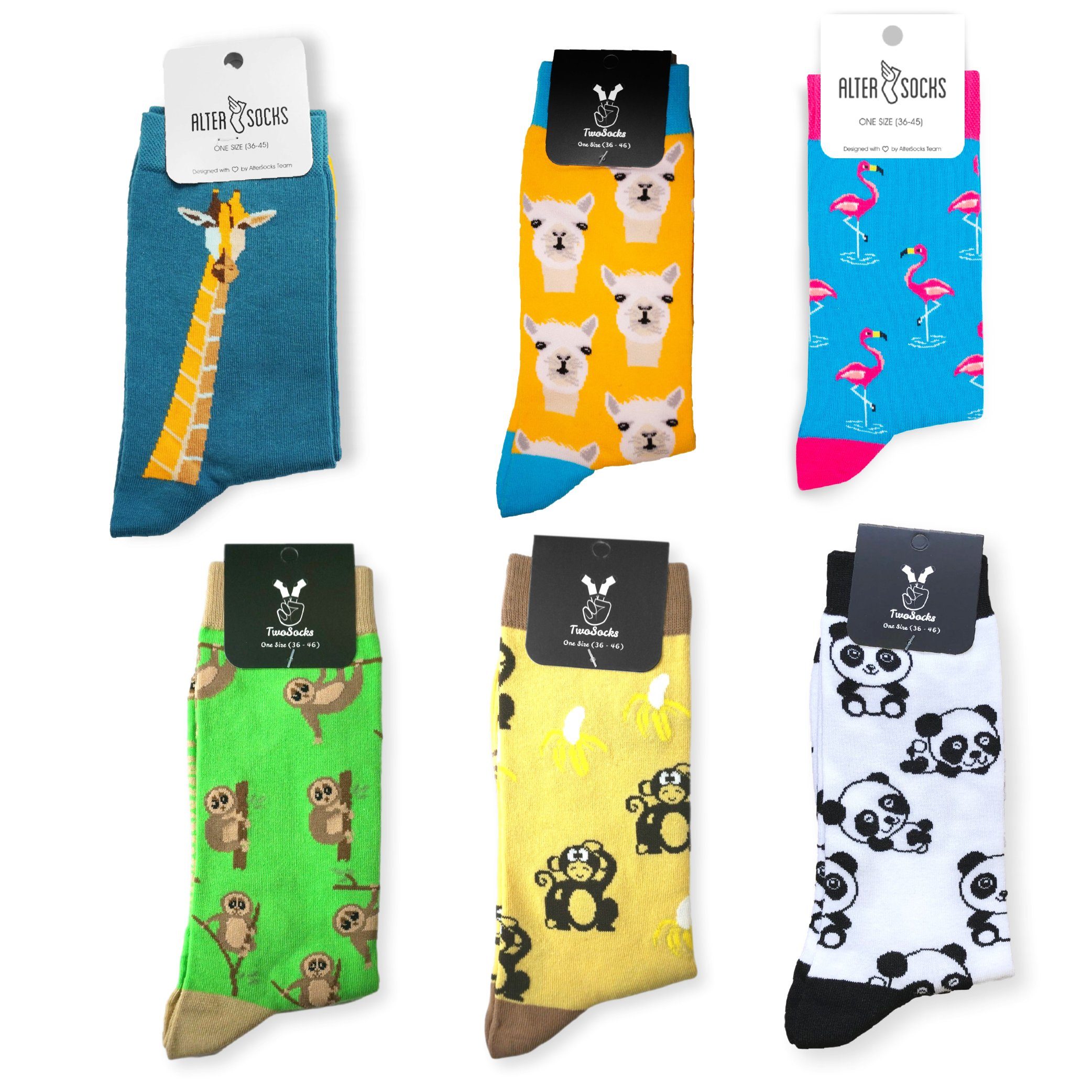 TwoSocks Freizeitsocken Alpaka Socken Tier Motiv günstig online kaufen