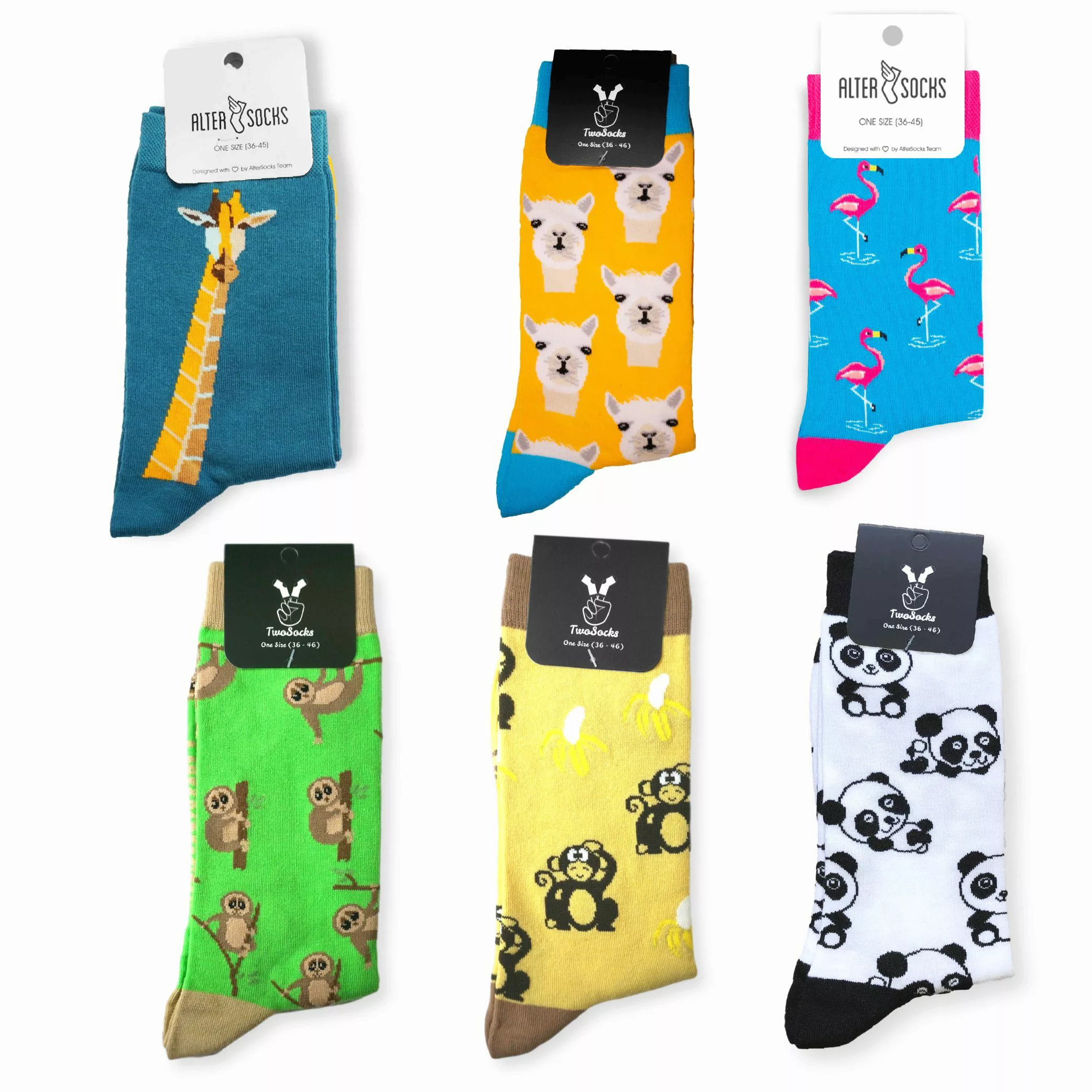 TwoSocks Freizeitsocken Alpaka Socken Tier Motiv günstig online kaufen