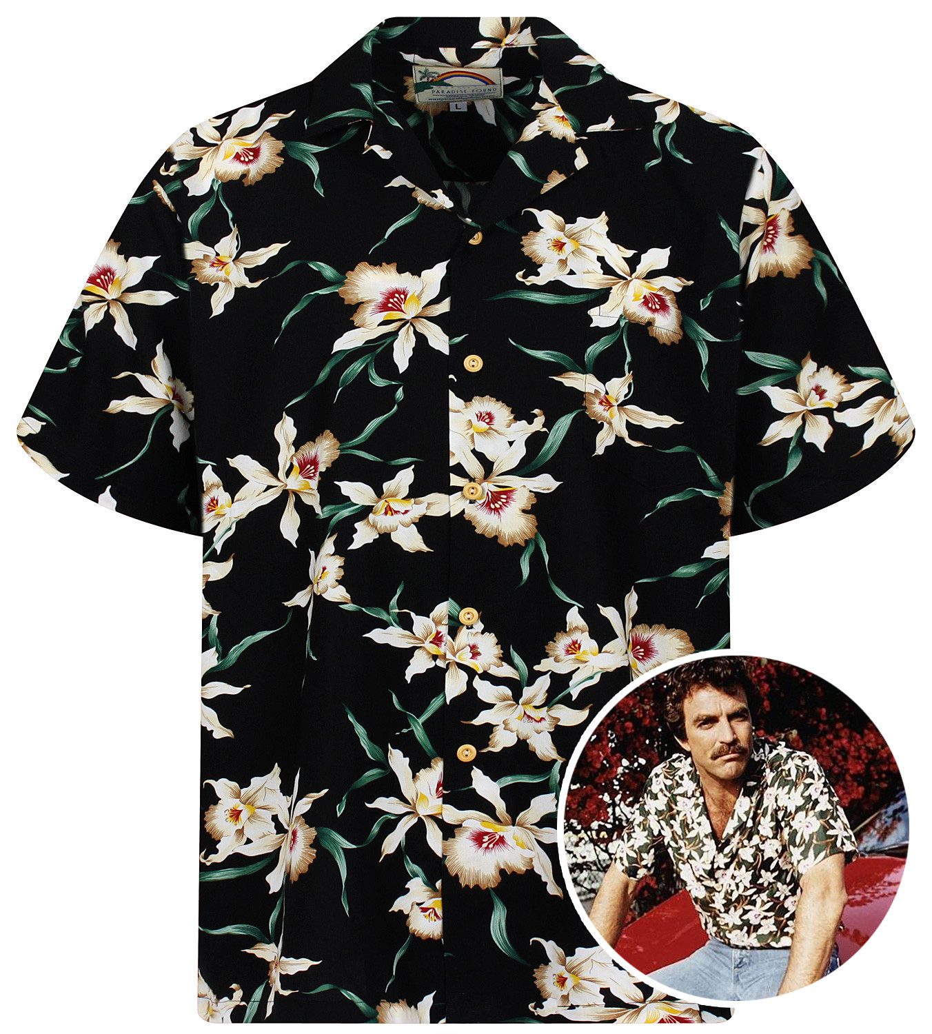 Pacific Legend Hawaiihemd Tom SelleckStar Orchid günstig online kaufen