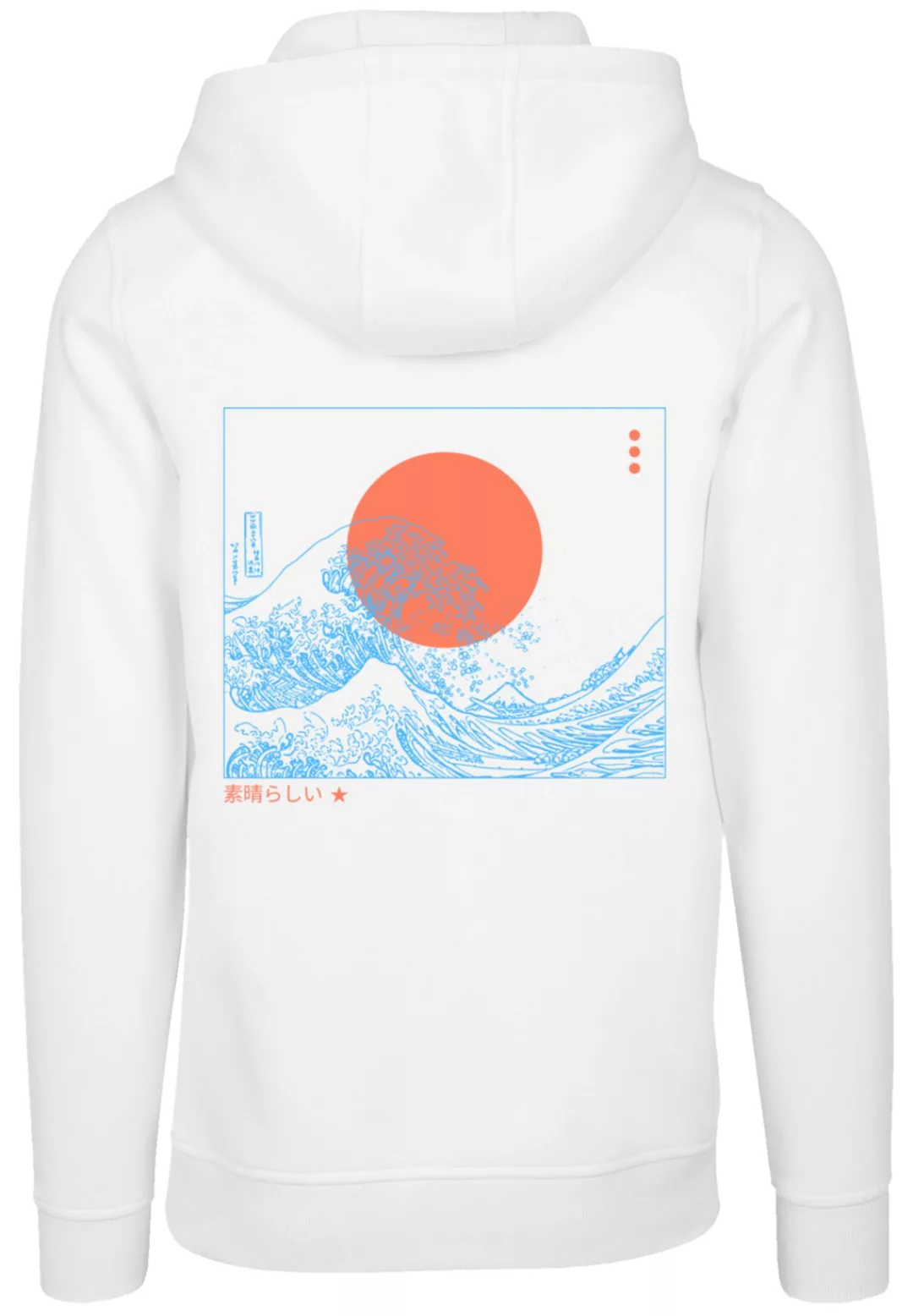 F4NT4STIC Kapuzenpullover "Kanagawa Welle Japan", Hoodie, Warm, Bequem günstig online kaufen