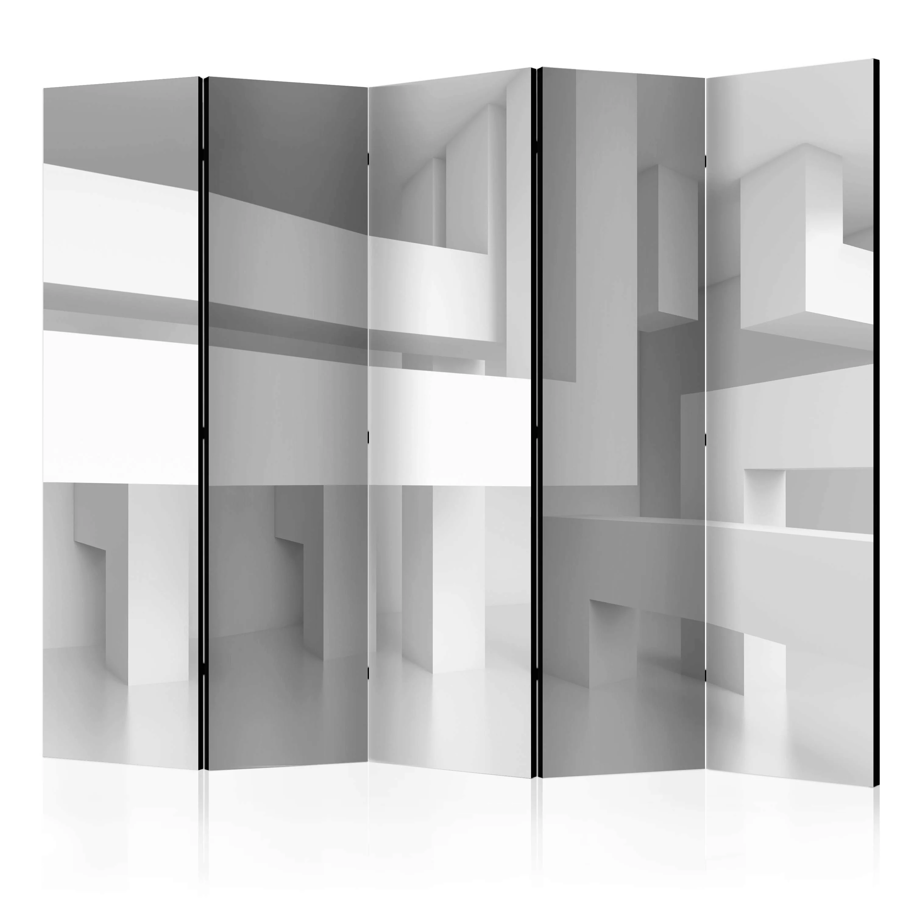 5-teiliges Paravent - Alabaster Maze Ii [room Dividers] günstig online kaufen