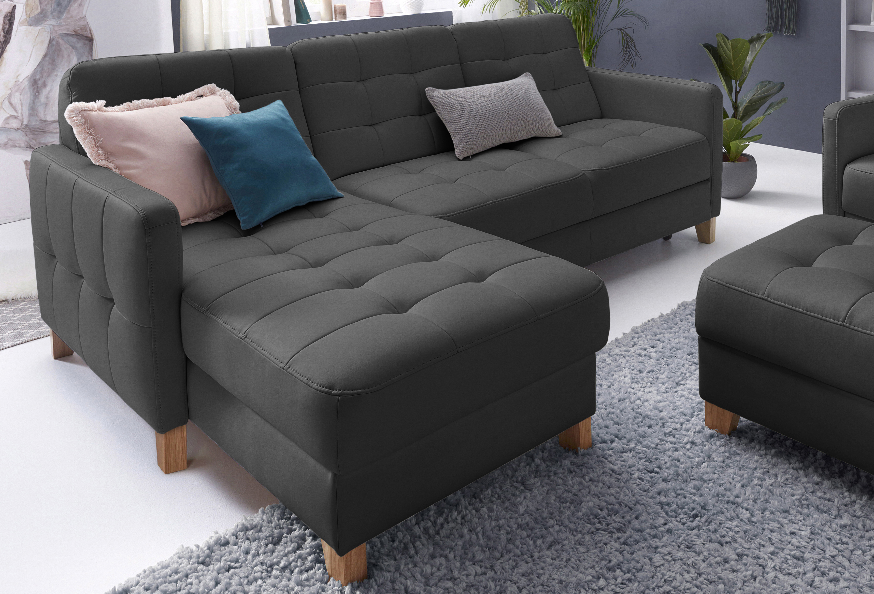 exxpo - sofa fashion Ecksofa "Elio, kompakt und komfortabel, bequem und zei günstig online kaufen